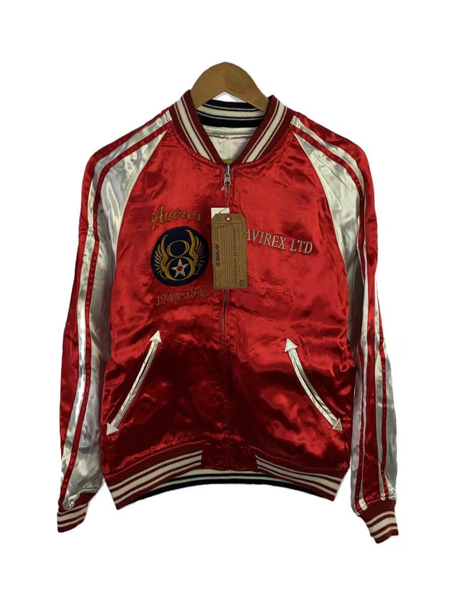 Avirex Avirex Reversible Souvenir Rayon Jacket Sukajan Red Size US M / EU 48-50 / 2 - 1 Thumbnail