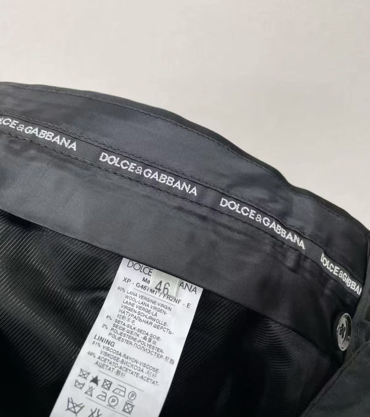 Dolce & Gabbana Dolce & Gabbana (DG) Wool & Silk Casual Pants J30 Size US 28 / EU 44 - 7 Thumbnail