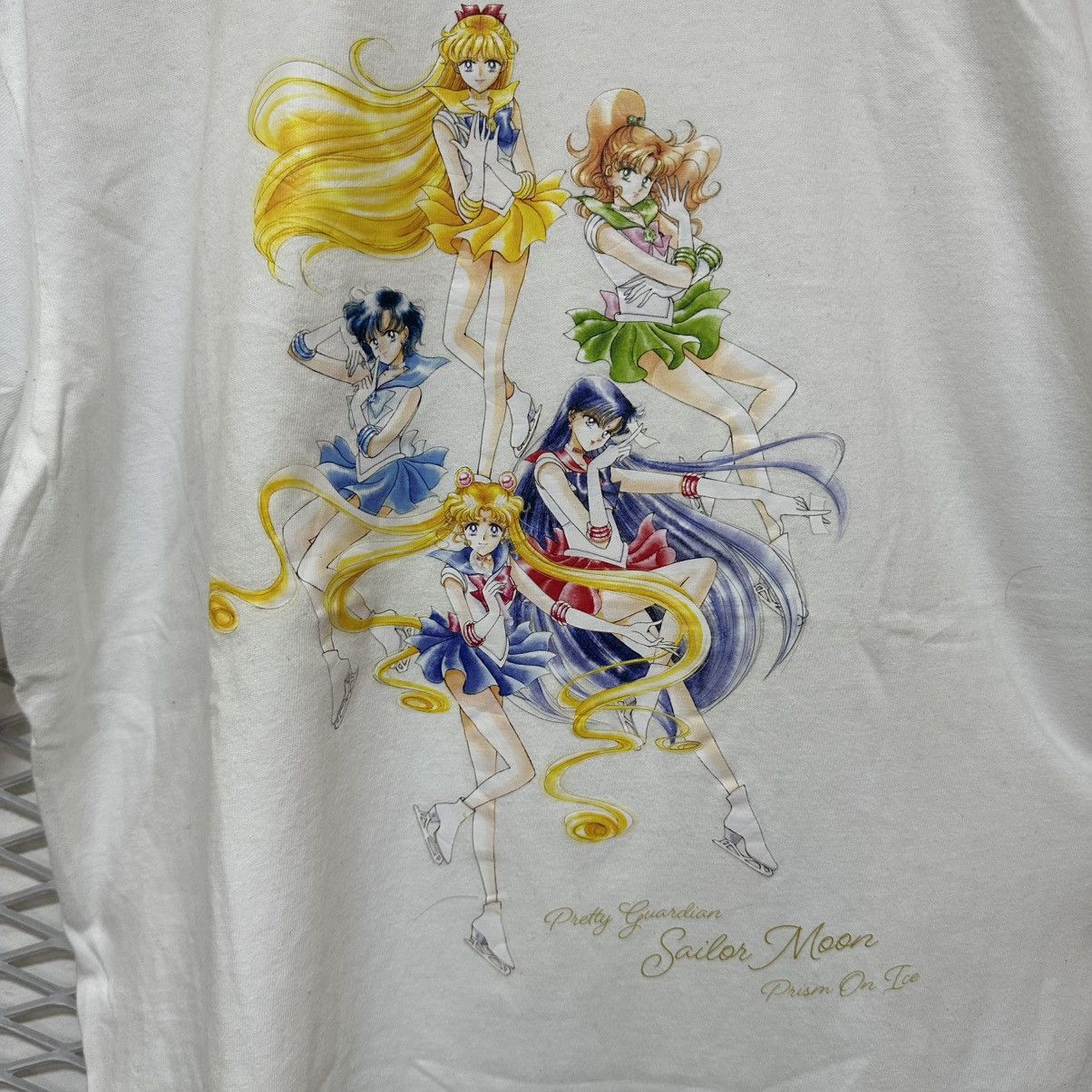 Anime 💥💥VERY RARE SAILORMOON PRISM ON ICE NAOKO TAKEUCHI WHITE TEE Size US XL / EU 56 / 4 - 2 Thumbnail