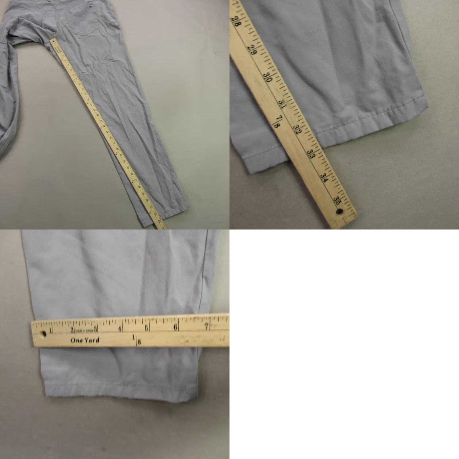 TravisMathew travis mathew Pants Mens 35 Chino Pockets Gray Straight Fit Golf Casual Shirt? Size US 30 / EU 46 - 8 Thumbnail