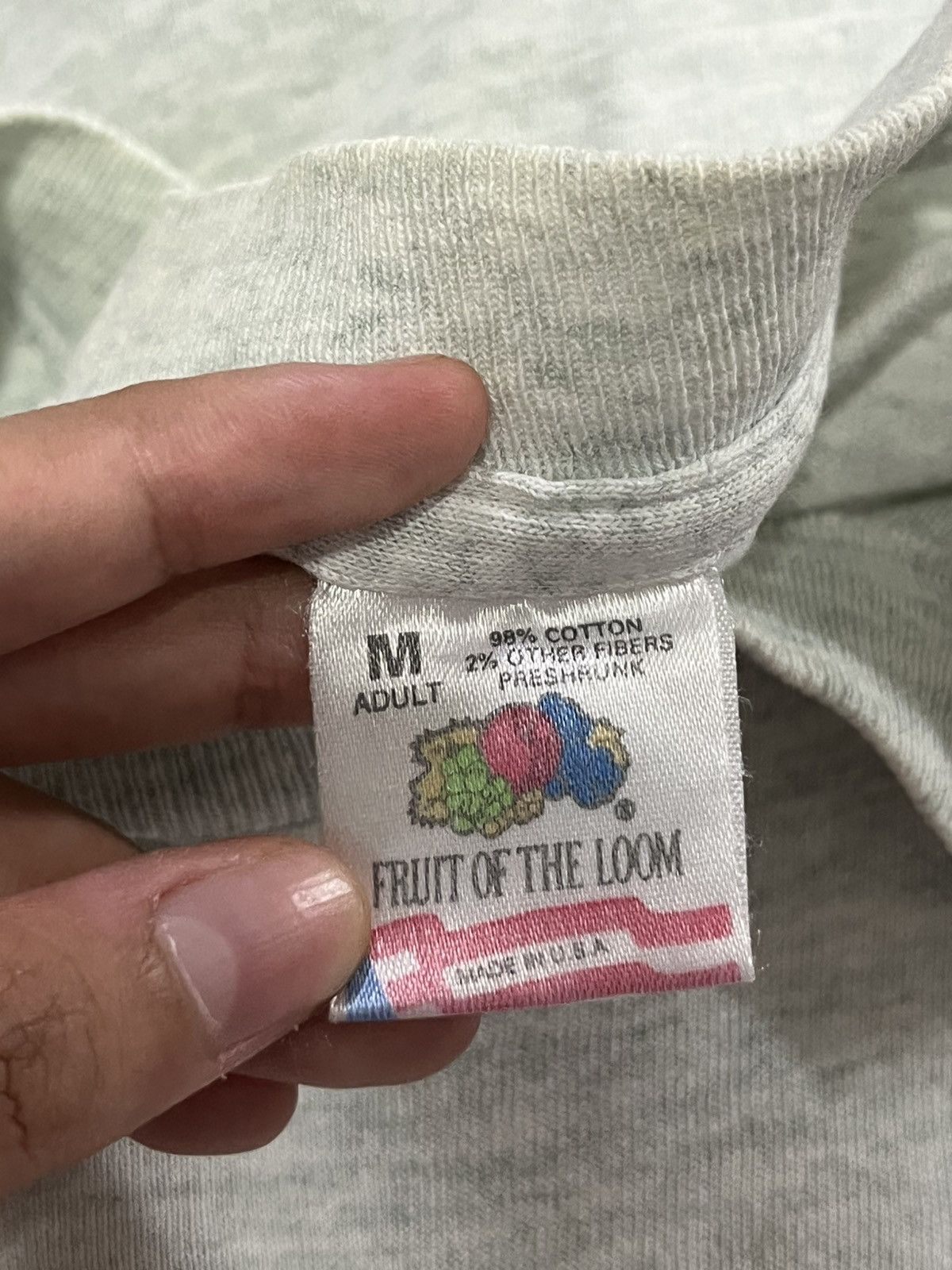 Anime × Fruit Of The Loom Vintage Calimero Anime Tv Series by Pagot T.Shirt 90s Size US M / EU 48-50 / 2 - 4 Thumbnail