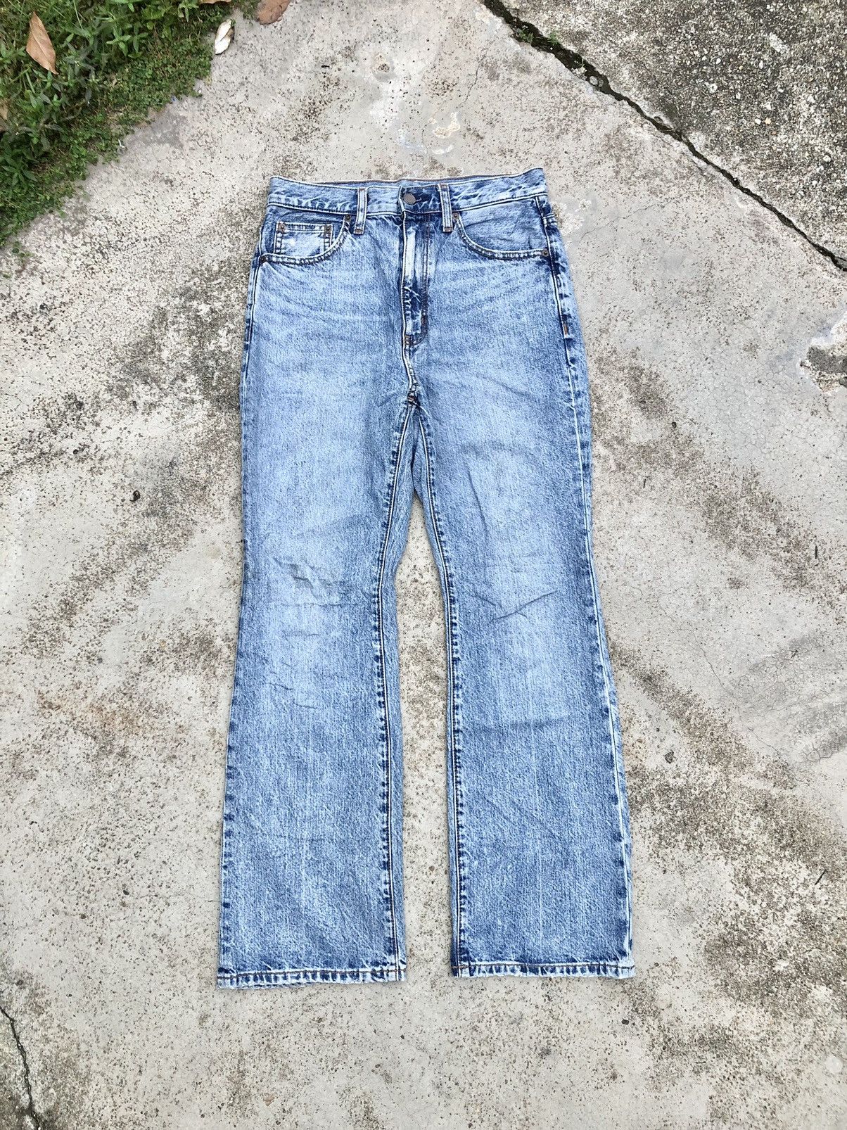 GU FLARED⚡️⚡️GU LITE BLUE DENIM Size US 29 - 1 Thumbnail