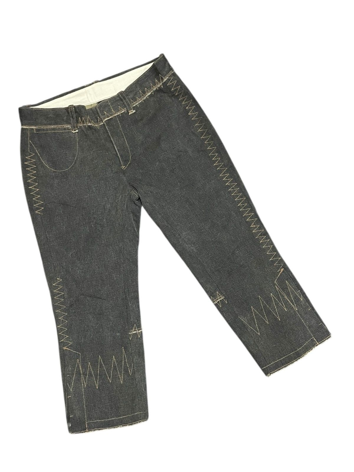 Tsumori Chisato Issey Miyake Tsumori Chisato Capris Jeans Size 30" / US 8 / IT 44 - 6 Thumbnail