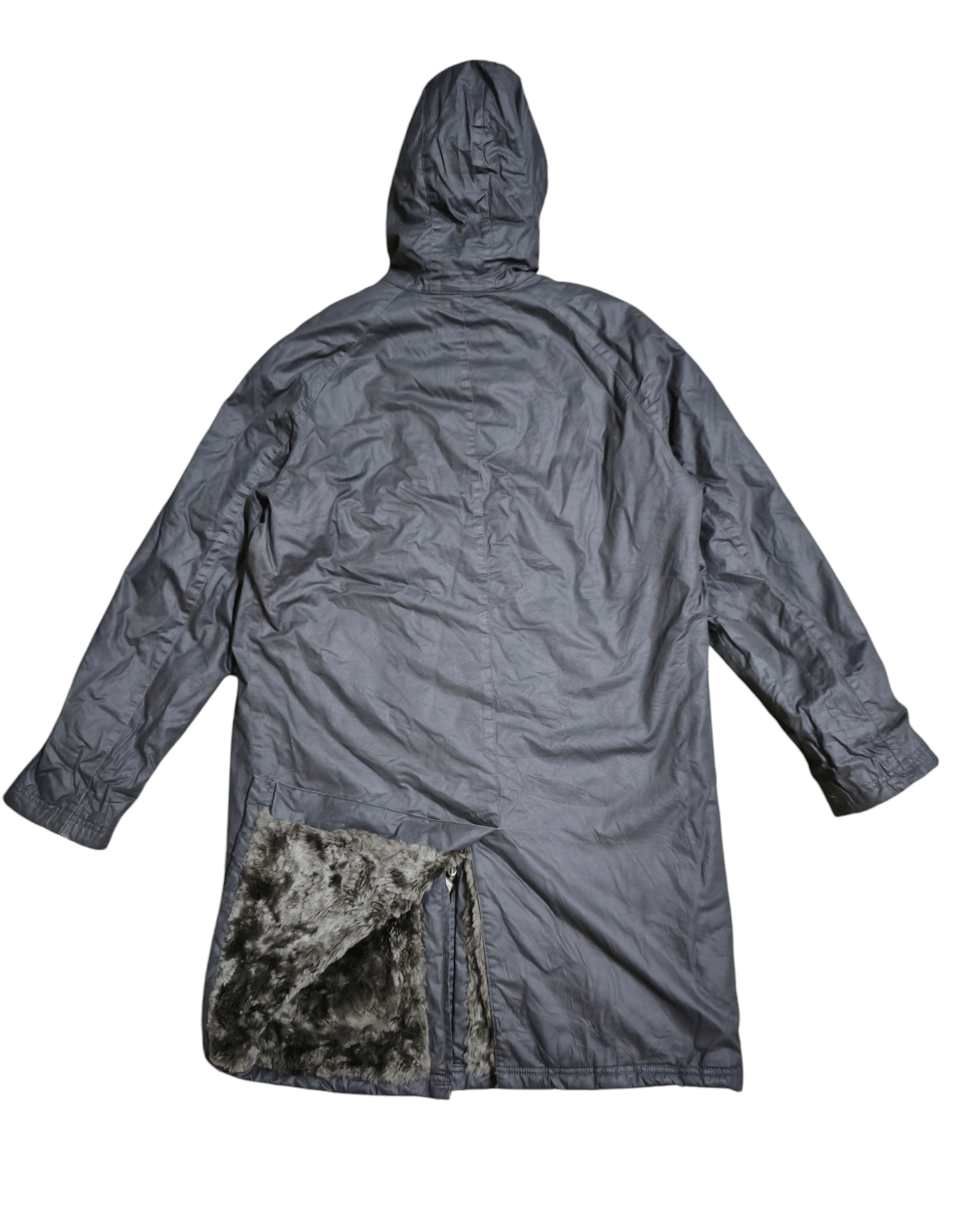 Armani × Armani Exchange Gorgeous AX Fur Long Coat Parka Size US M / EU 48-50 / 2 - 3 Thumbnail