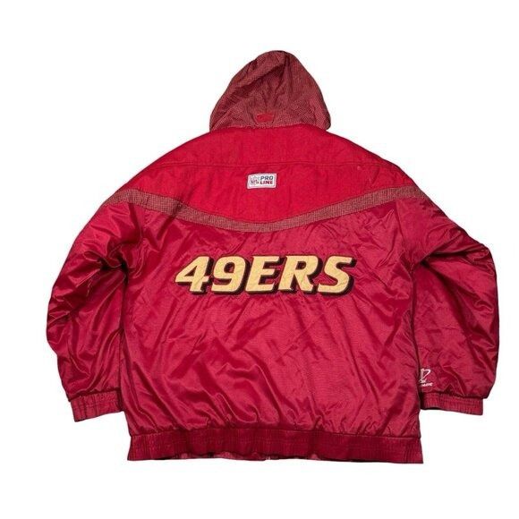 Logo Athletic × NFL Vintage 90s San Francisco 49ers Red Jacket Logo Athletic NFL Size US M / EU 48-50 / 2 - 12 Thumbnail