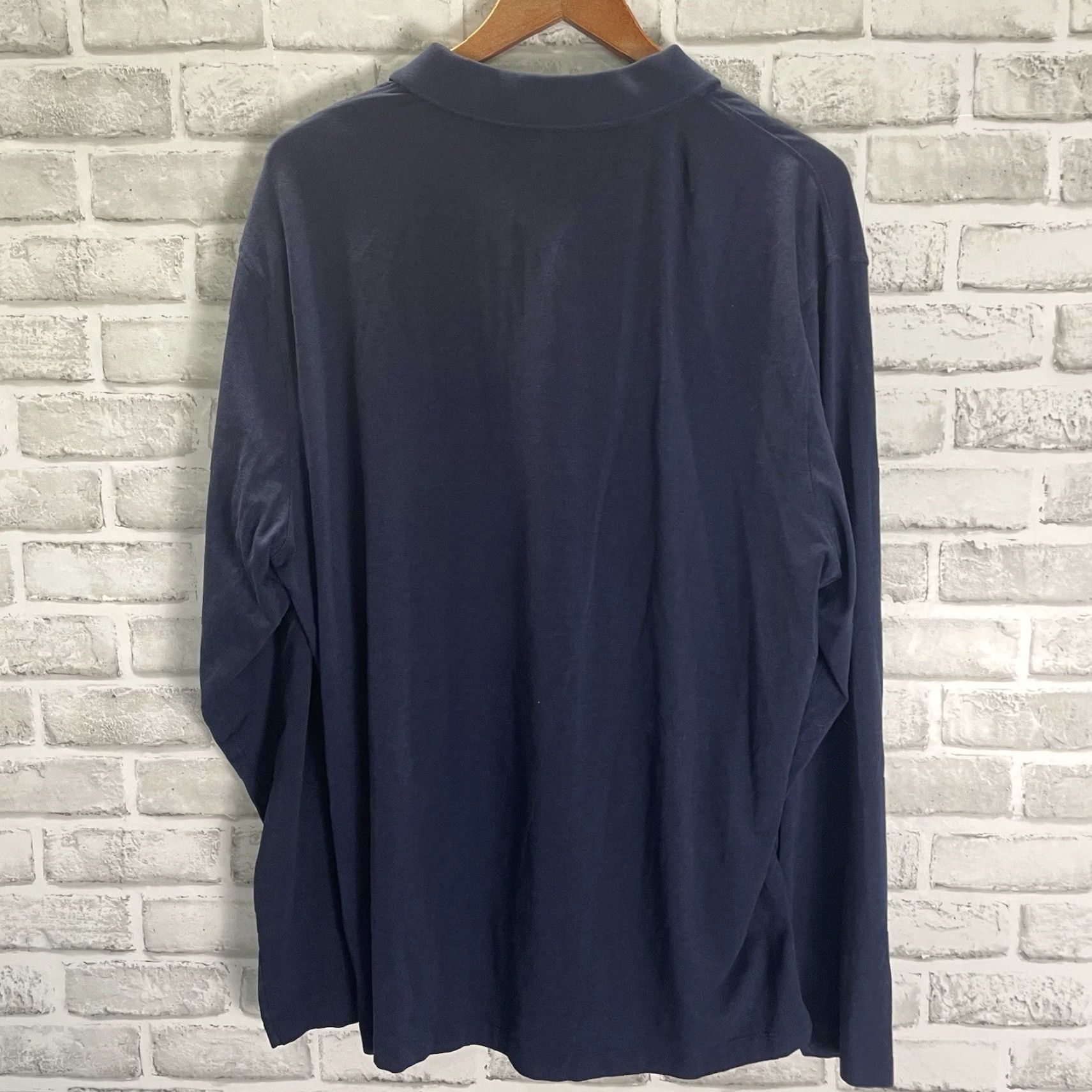 Vintage Coolibar Polo Shirt Long Sleeve Navy Blue UPF 50+ XXL Mens Size 2XL Size US XXL / EU 58 / 5 - 5 Thumbnail