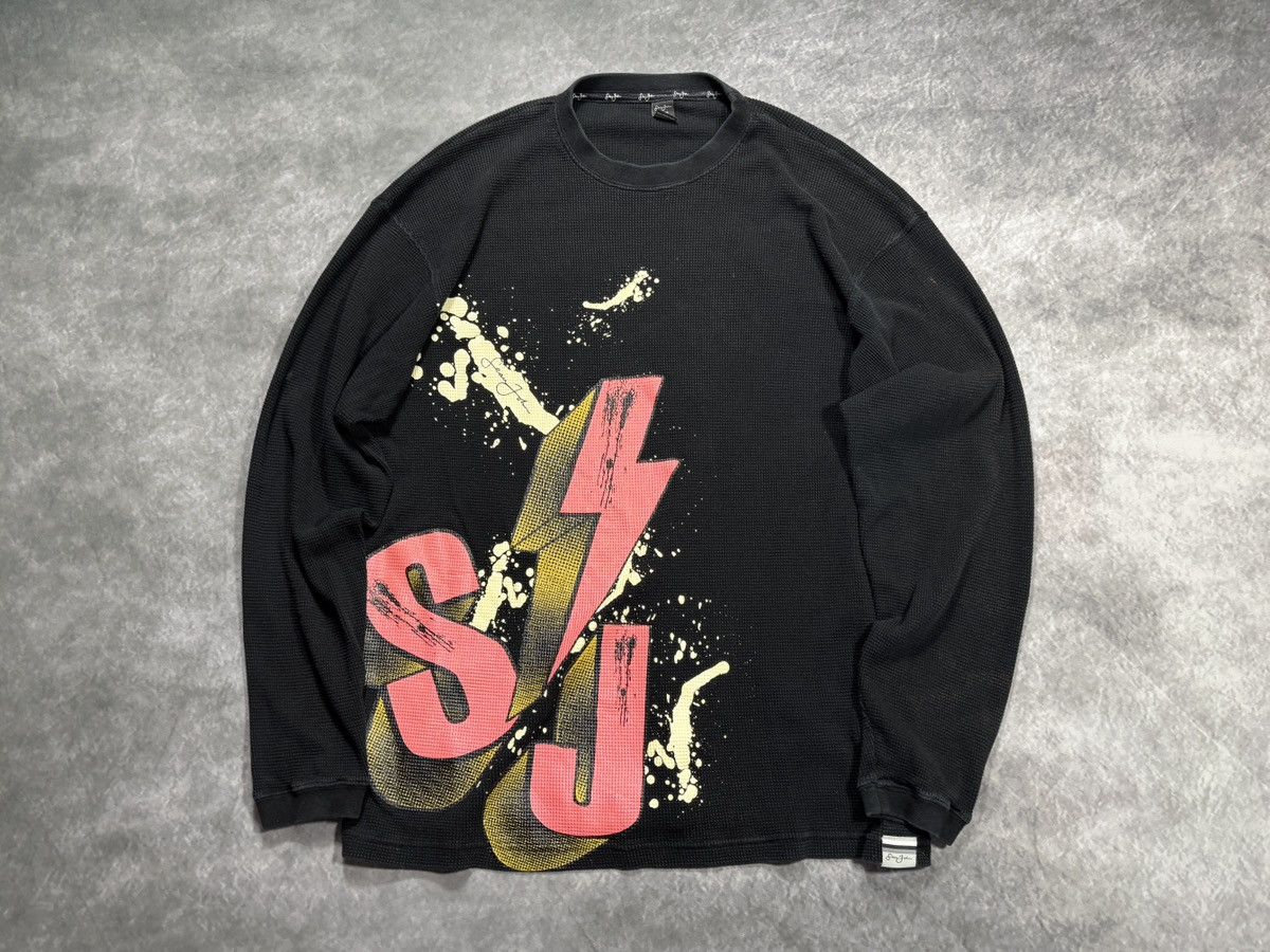 Sean John Vintage Sean John Thermal Longsleeve Oversized Print Size US XL / EU 56 / 4 - 16 Thumbnail