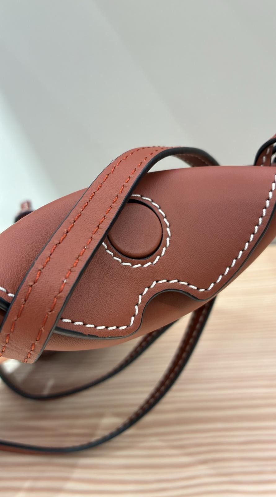 Loewe o1in1g0426 Size: OS / Gate Pocket Crossbody Bag in Rust Size ONE SIZE - 3 Thumbnail