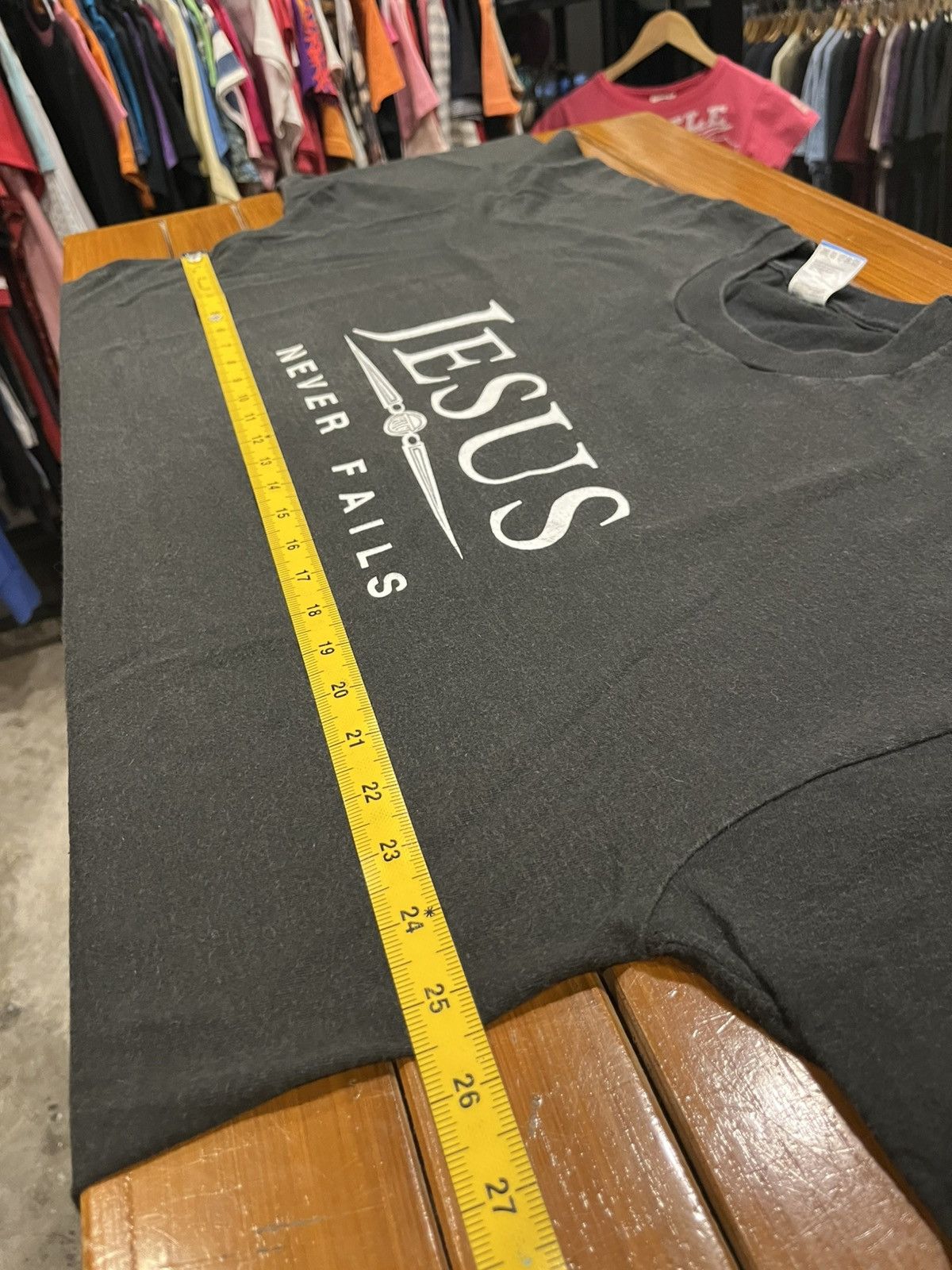Other Vintage 90s Jesus Never Fails T-Shirt Size US XXL / EU 58 / 5 - 8 Thumbnail