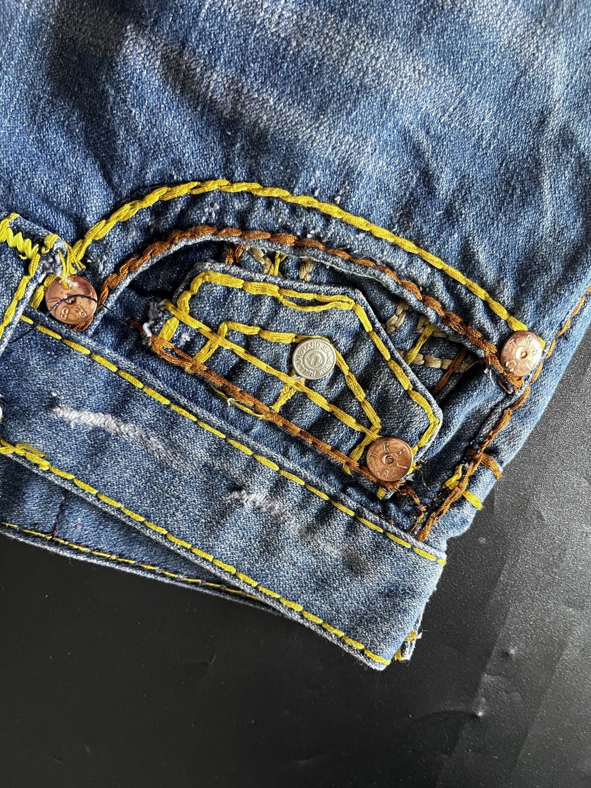 True Religion True Religon Section Joey Row Seat jeans Size US 34 / EU 50 - 4 Thumbnail