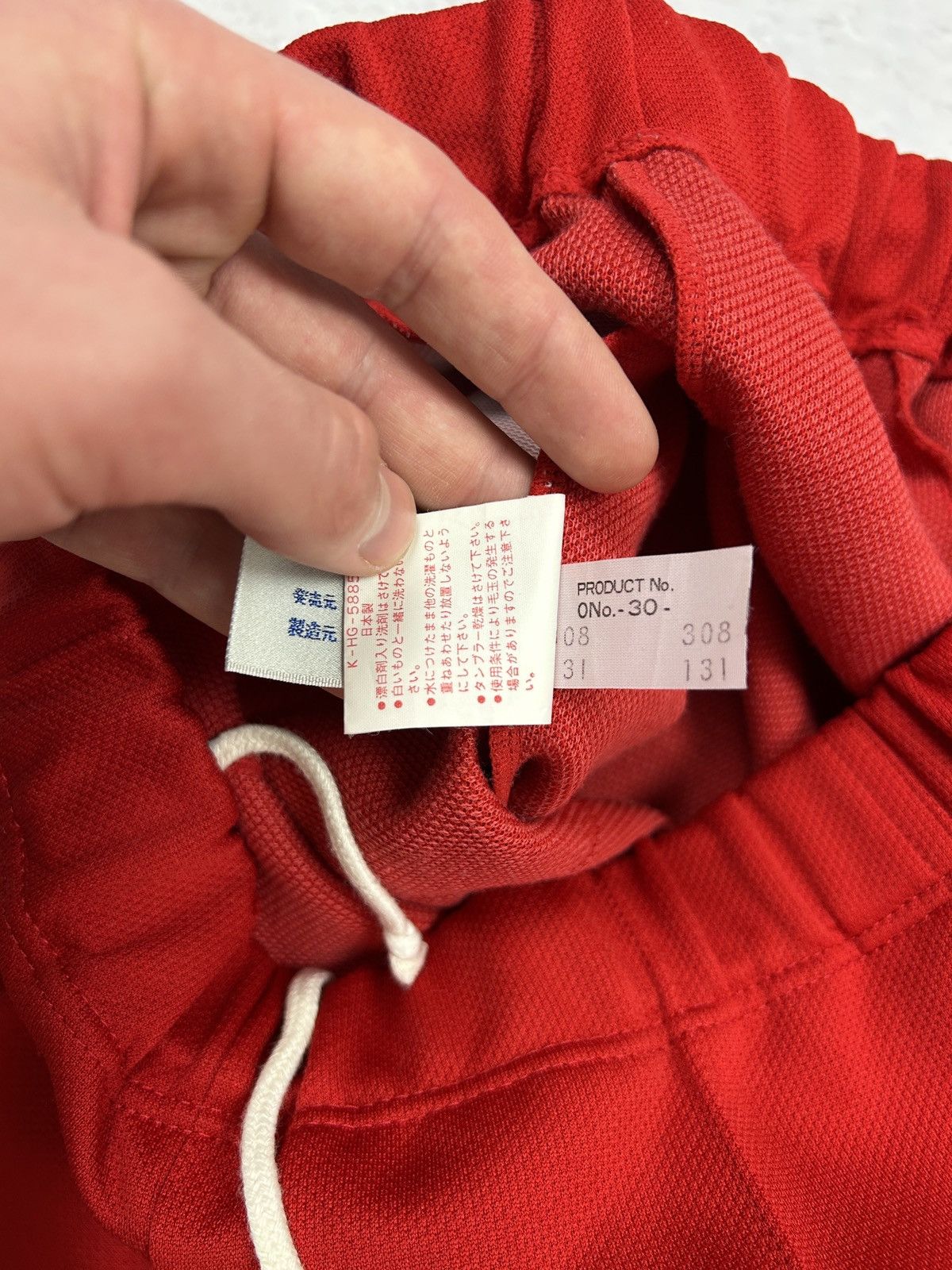 Asics × Japanese Brand × Vintage 🔥RARE VINTAGE ASICS MADE IN JAPAN RED BAGGY TRACK SUIT 80s🔥 Size US L / EU 52-54 / 3 - 21 Thumbnail