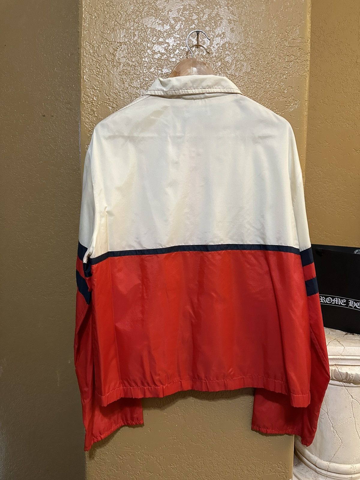 Vintage 📌 vintage 1980s Sigallo striped windbreaker jacket Size US L / EU 52-54 / 3 - 2 Thumbnail