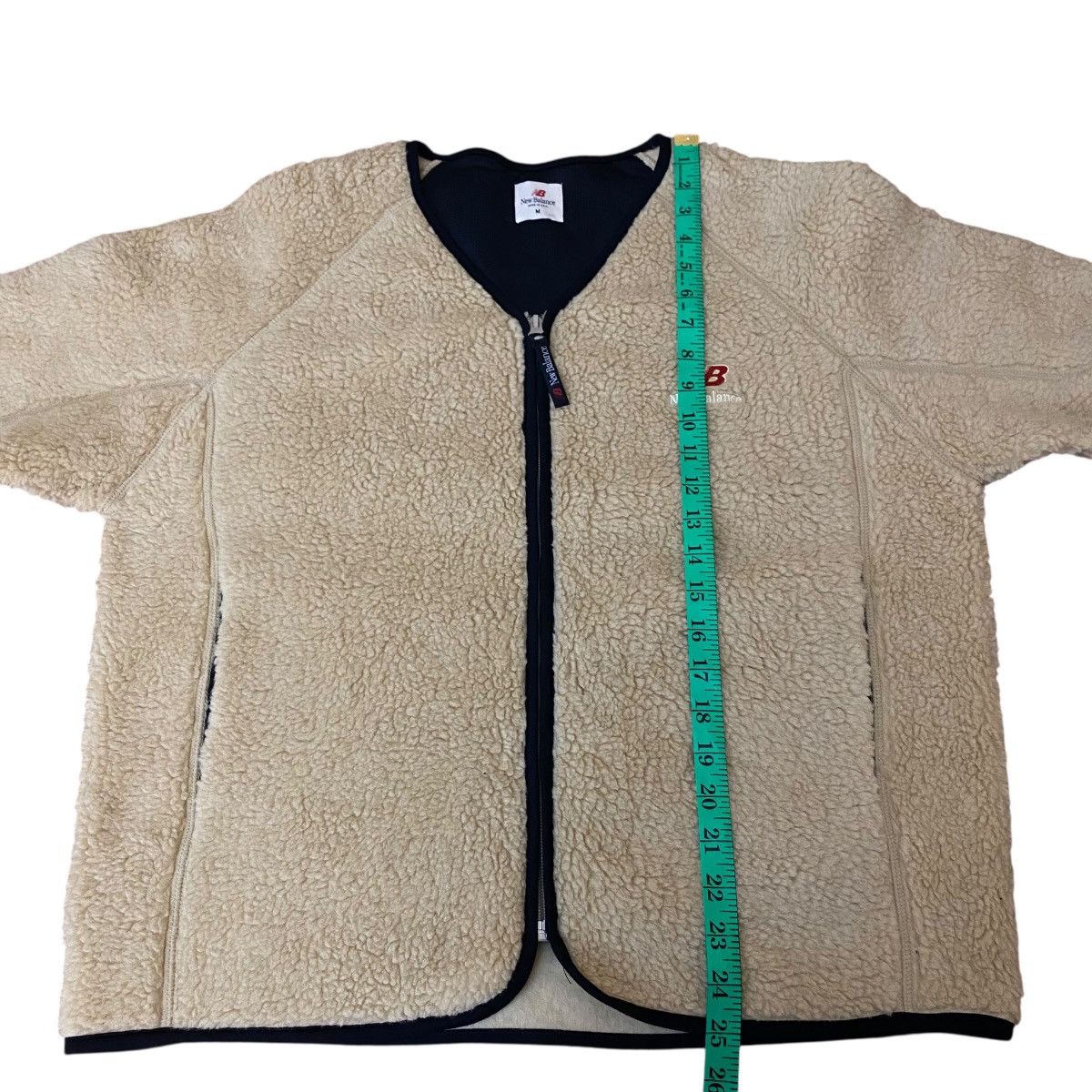 New Balance New Balance Fleece Sherpa Zipper Jacket M Size Brown Colour Size US M / EU 48-50 / 2 - 14 Thumbnail