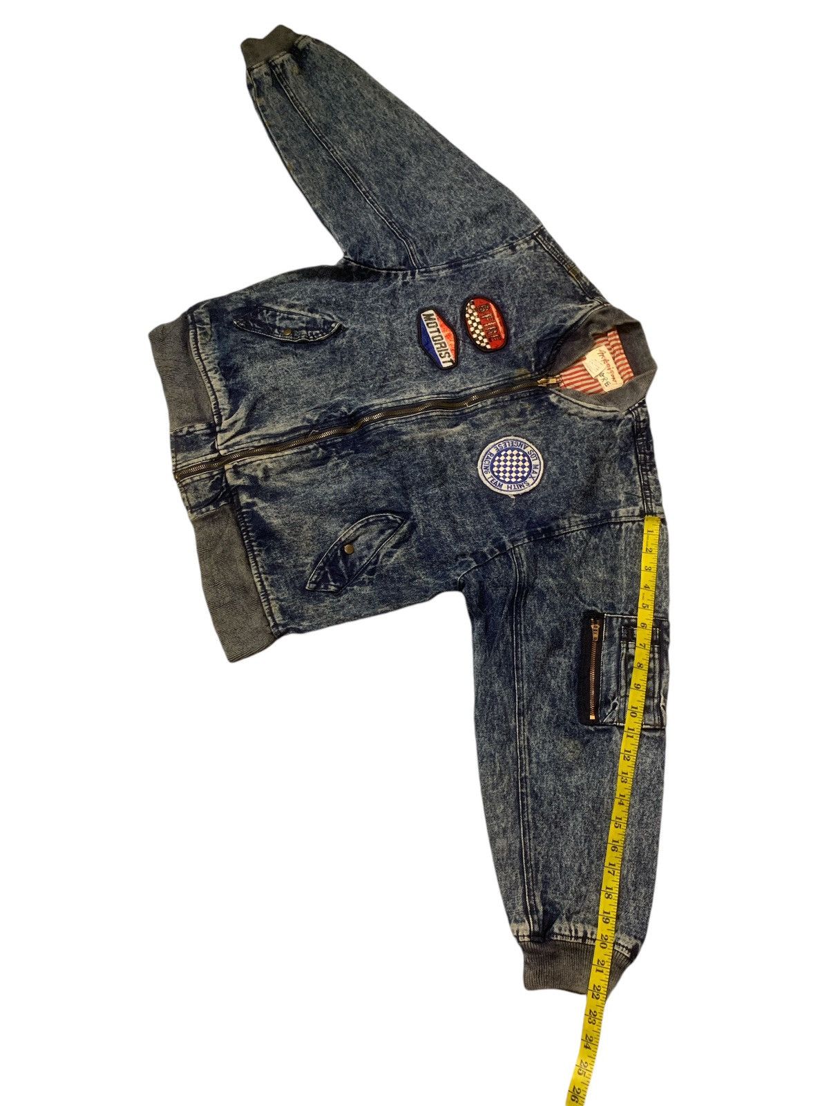 Vintage Rare Design Vintage Madison Square Racing Denim Jackets Size US S / EU 44-46 / 1 - 12 Thumbnail
