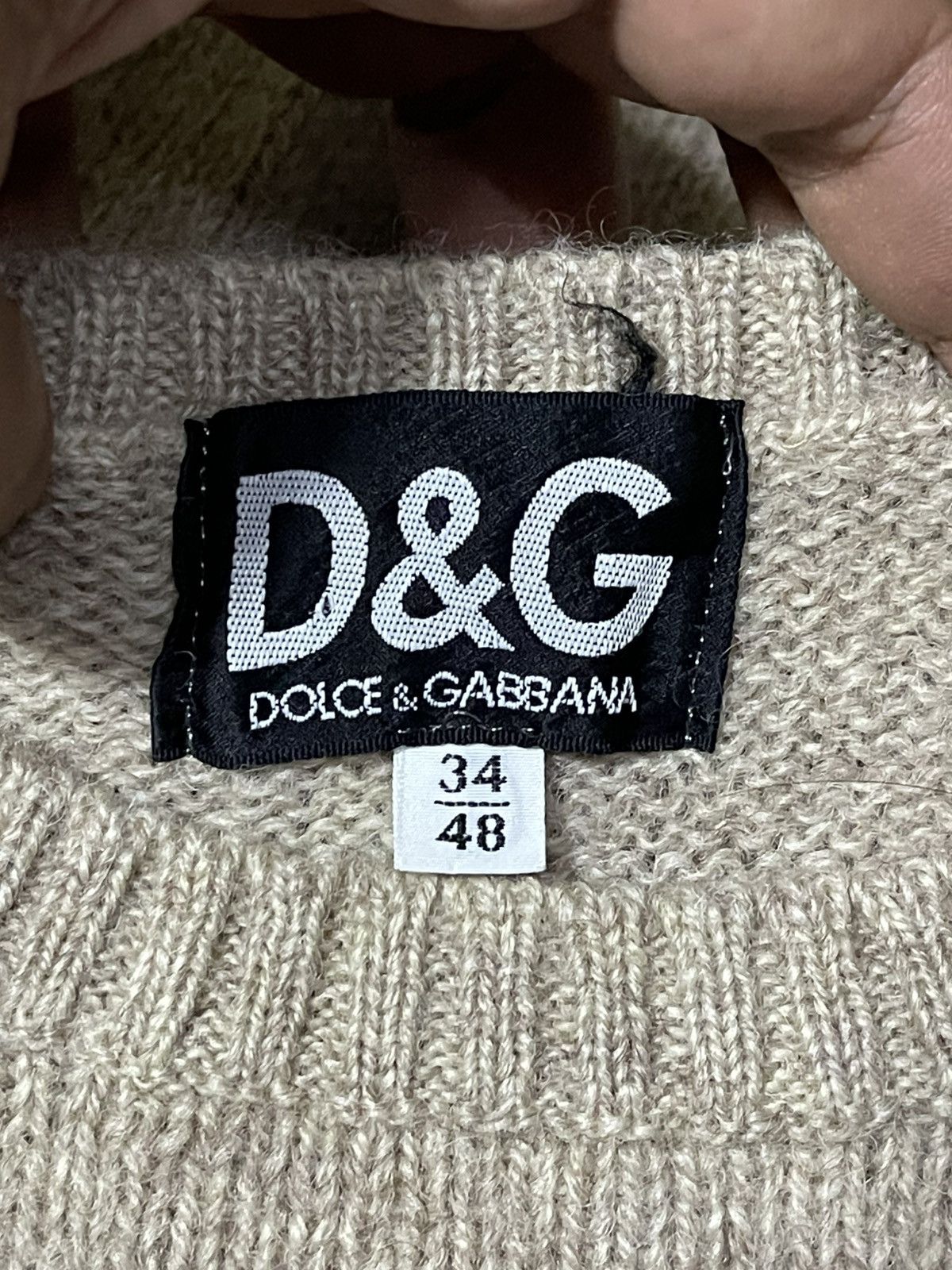 Dolce & Gabbana Vintage Dolce&Gabbana Wool Knit Sweater Size US M / EU 48-50 / 2 - 3 Thumbnail