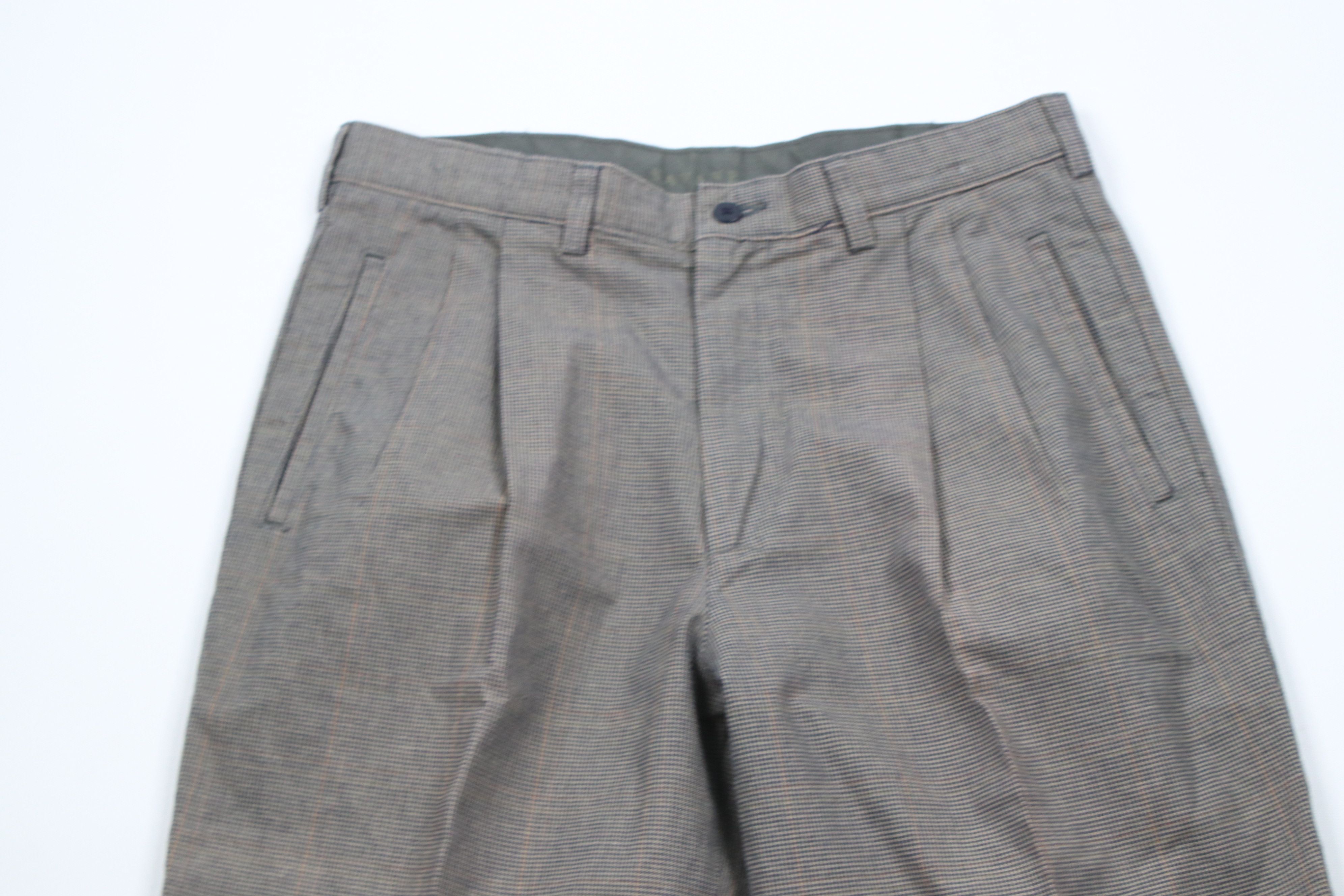 Vintage Vintage 90s Streetwear Cuffed Chino Pants Houndstooth Size US 32 / EU 48 - 2 Thumbnail