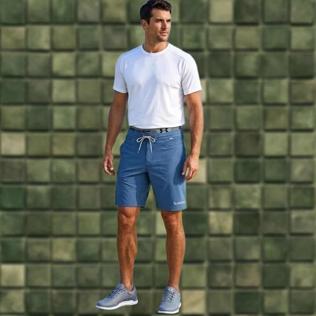 Vintage Simms Seamount Shorts Men 38 Blue Quick Dry Cargo Pocket Fishing Board Size US 38 / EU 54 - 1 Thumbnail
