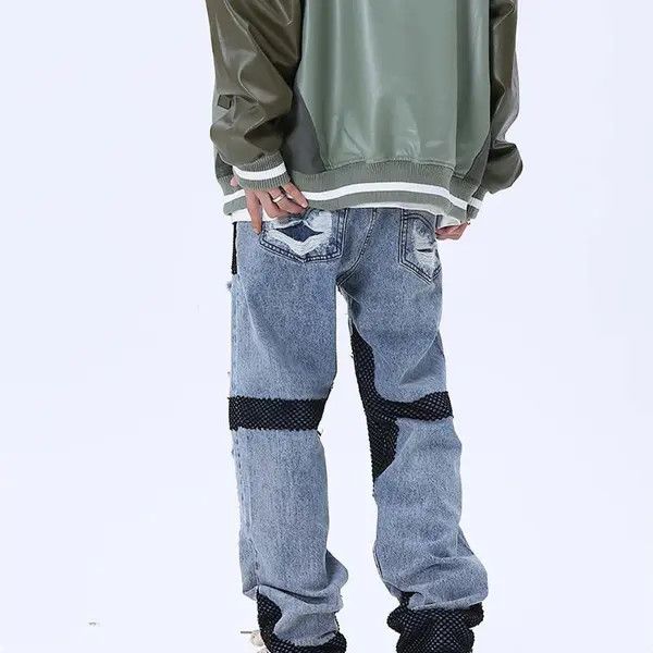 VIBE Blue Distressed Denim Jeans Size US 30 / EU 46 - 6 Thumbnail