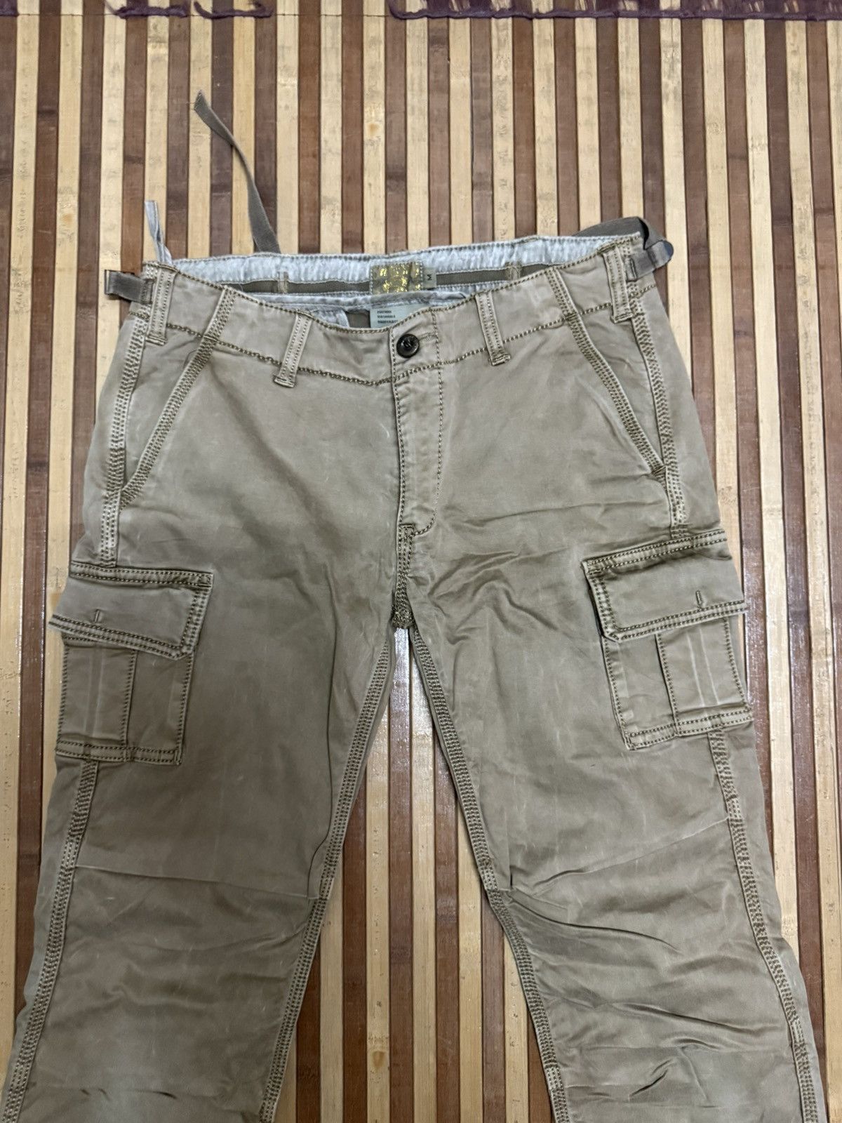 Japanese Brand Flamingo Cargo Pants / Multipocket / Streetwear / W28x30.5 Size US 28 / EU 44 - 3 Thumbnail