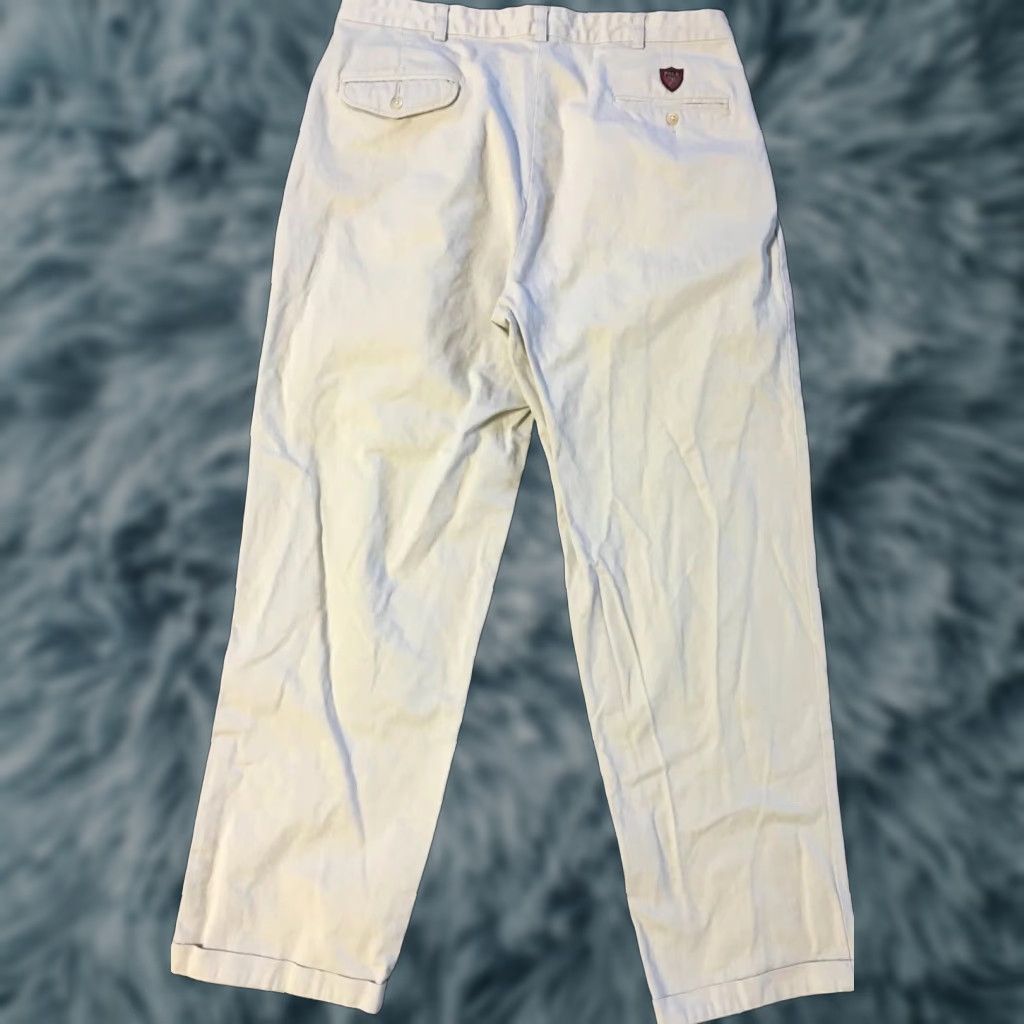 Polo Ralph Lauren VINTAGE Polo Ralph Lauren Golf Pants Chino 36/34 Cuffed Men Beige 90s Nautical Sailing USA Size US M / EU 48-50 / 2 - 1 Thumbnail
