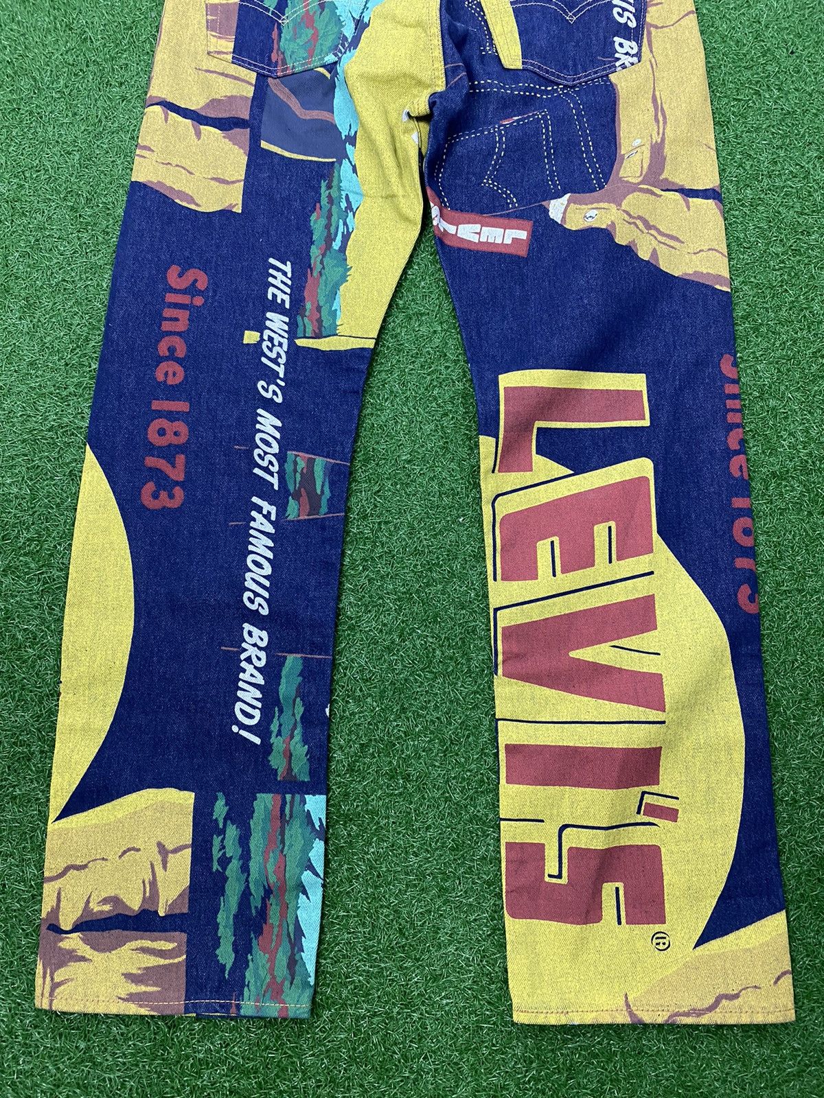 Levi's 501 LEVI'S 150th Anniversary Banner Print Denim Size US 34 / EU 50 - 14 Thumbnail