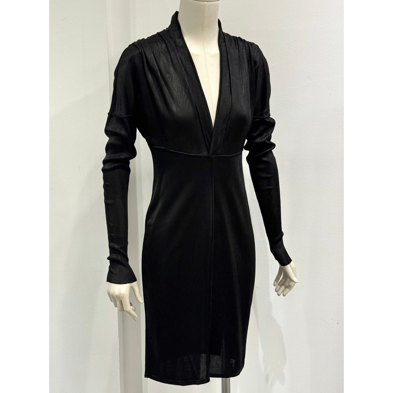 Alaia A/W1986 Alaia runway midi dress Size L / US 10 / IT 46 - 2 Thumbnail