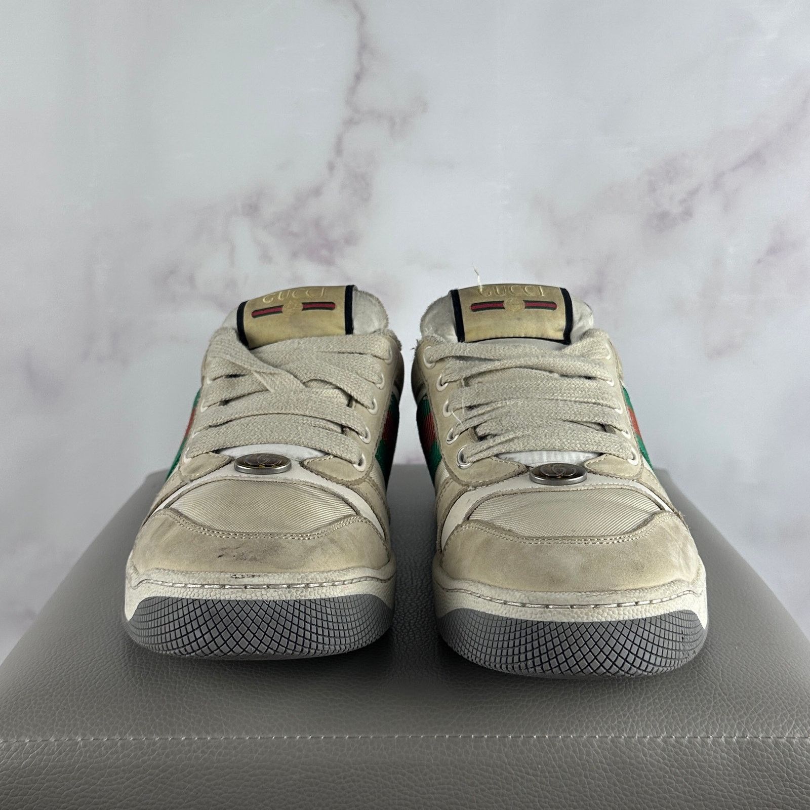 Gucci GG Screener Low Cream Size US 6 / IT 36 - 9 Thumbnail