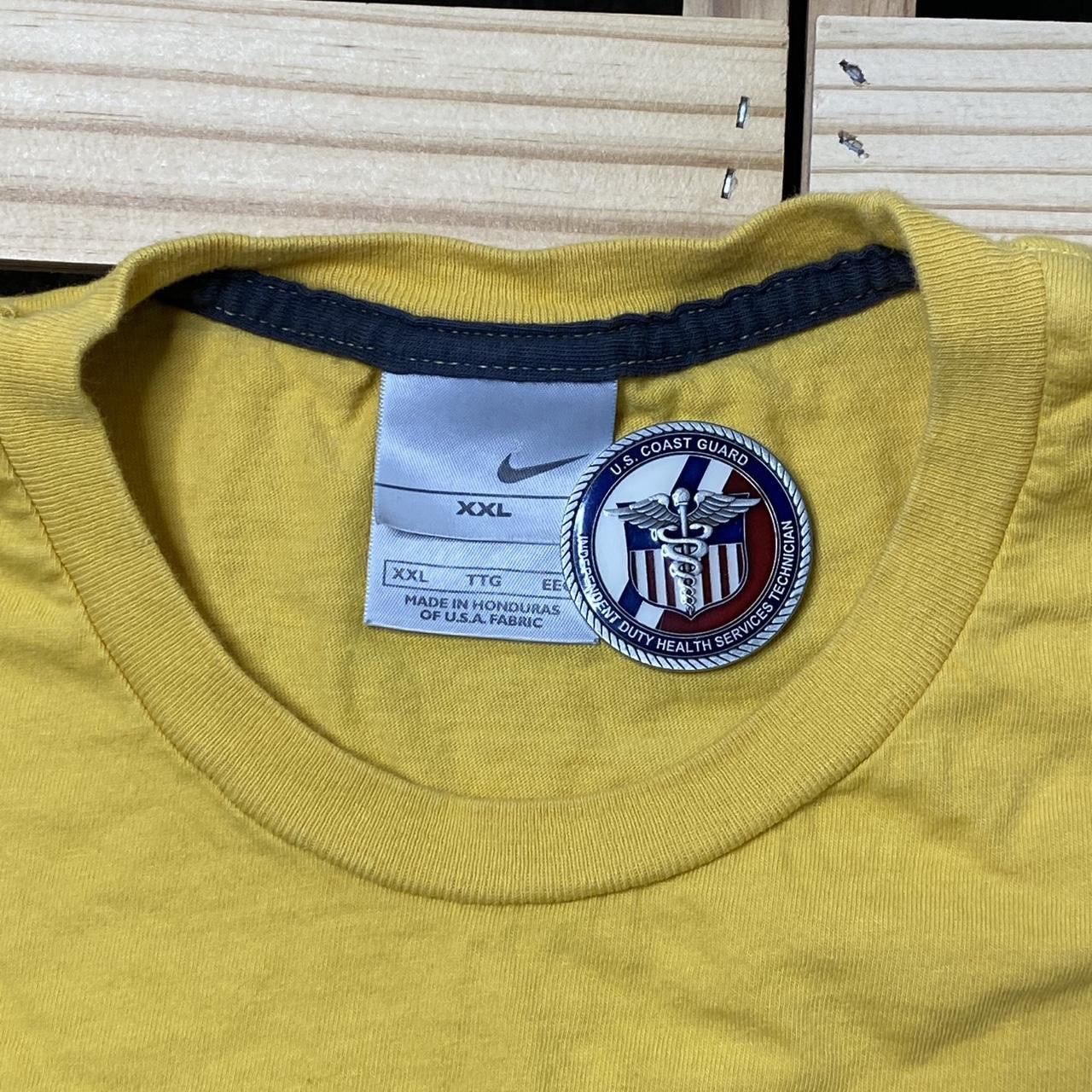 Nike Vintage Nike Yellow Embroidered Tee Size 2XL Size US XXL / EU 58 / 5 - 3 Thumbnail
