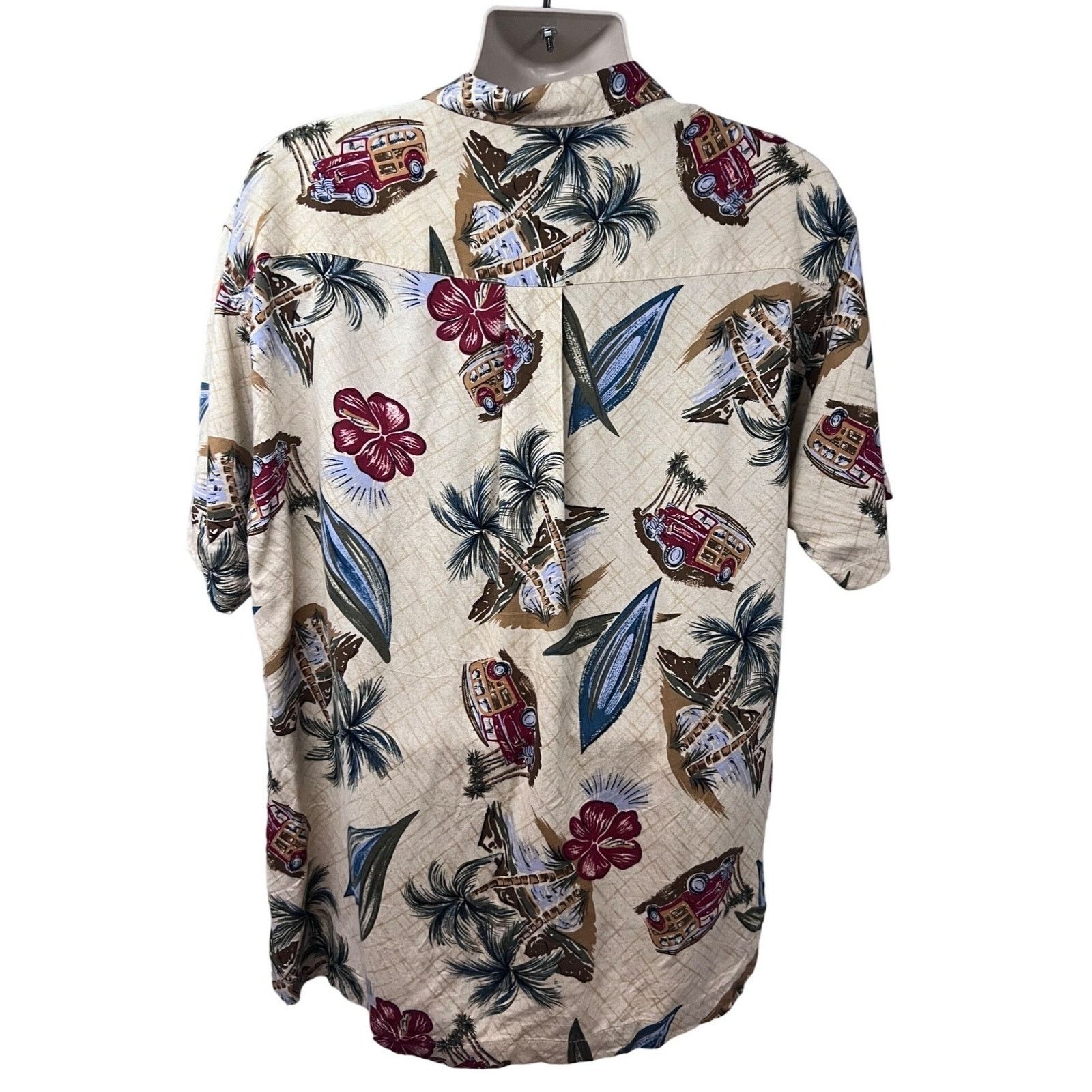 Vintage Mens Vintage Hawaiian Floral Button Up Shirt Large Pocket Size US L / EU 52-54 / 3 - 2 Thumbnail