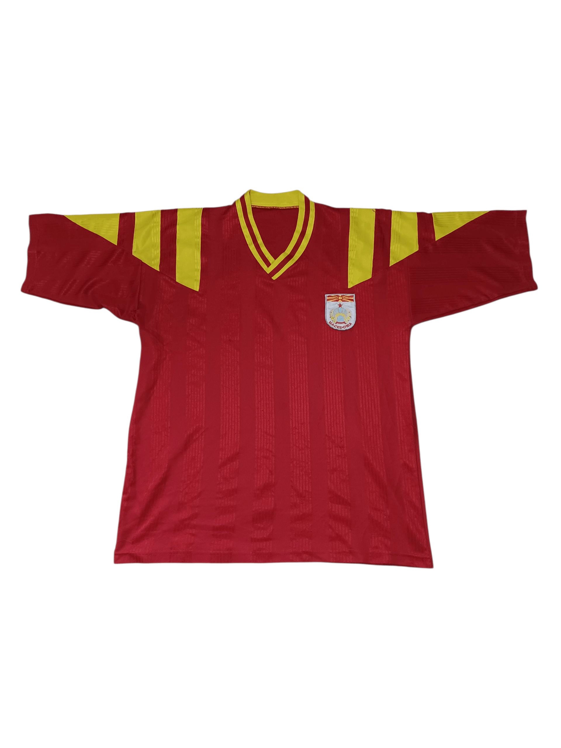 Vintage MATCHWORN MACEDONIA EARLY 90S #17 ARCHIVAL SOCCER JERSEY Size US M / EU 48-50 / 2 - 1 Thumbnail