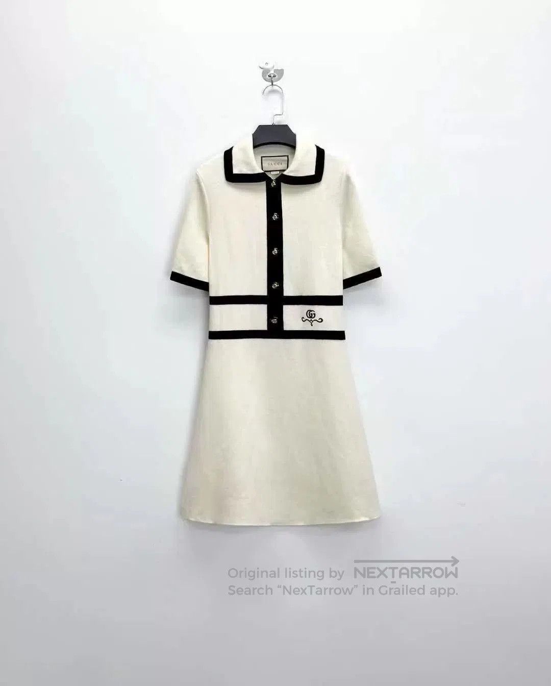 Gucci gucci ivory white wool short dress. Size S / US 4 / IT 40 - 1 Thumbnail
