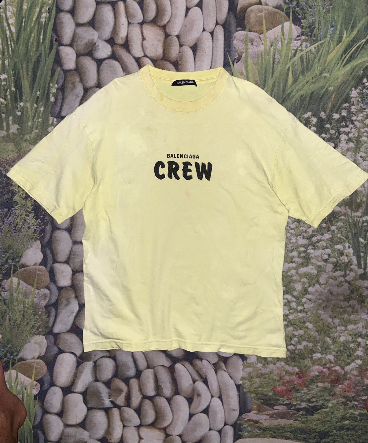 Balenciaga BALENCIAGA FW20 CREW SPELL OUT TEE Size US XS / EU 42 / 0 - 1 Thumbnail