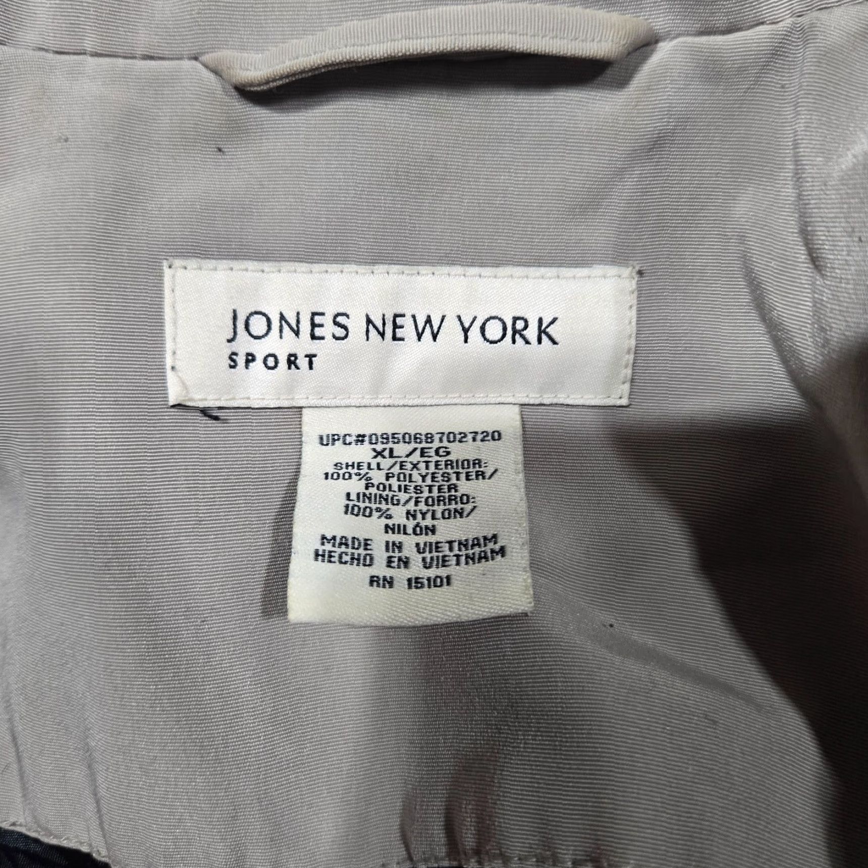 Jones New York Jones New Sports Black Hooded Full Zip Jacket Adult Men's XL Extra Large Size US M / EU 48-50 / 2 - 4 Thumbnail