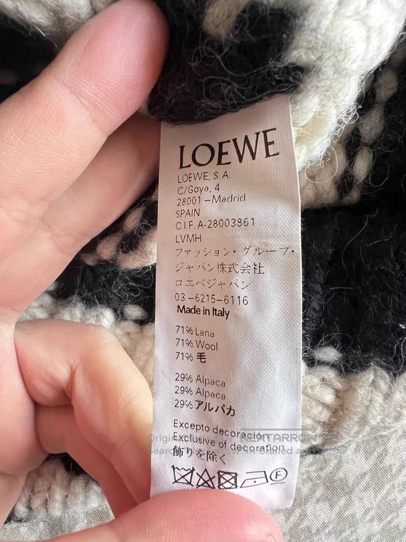Loewe Loewe Men's Sweater, Wool and Alpaca Blend Size US M / EU 48-50 / 2 - 4 Thumbnail