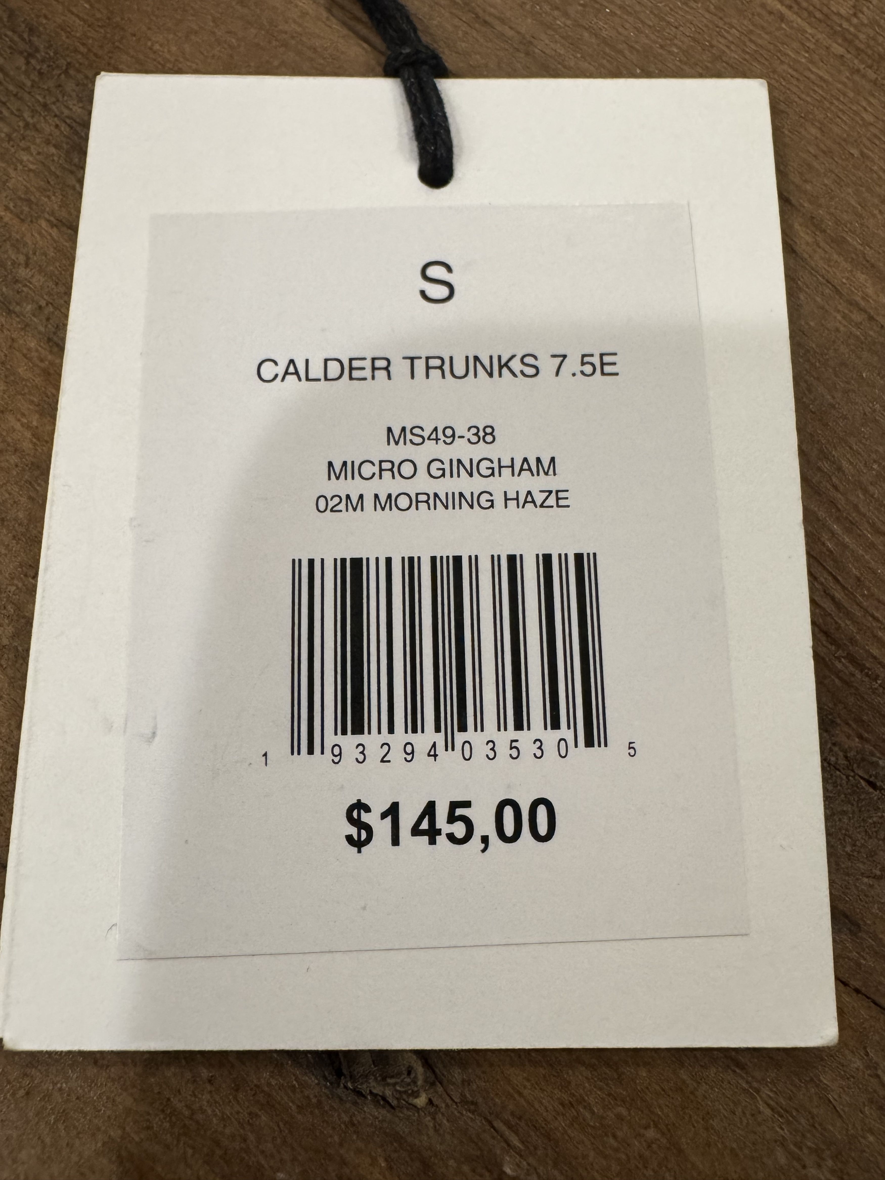 Onia Onia Men's Calder Swim Trunks 7.5E (Size: Small) Size US 29 - 2 Thumbnail