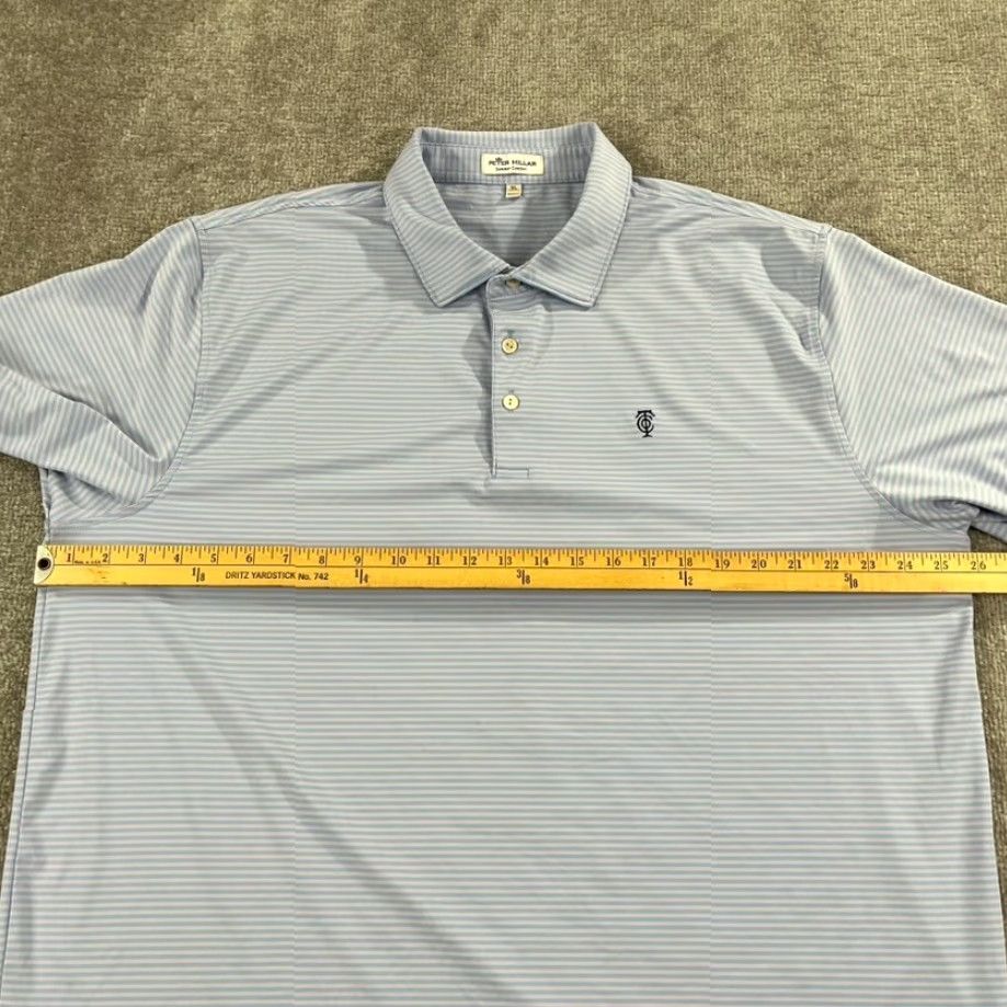 Peter Millar PETER MILLAR Polo Shirt Mens XL Multicolor Striped Summer Comfort Golf Casual Activewear Sports Logo Shirt Size US XL / EU 56 / 4 - 6 Thumbnail