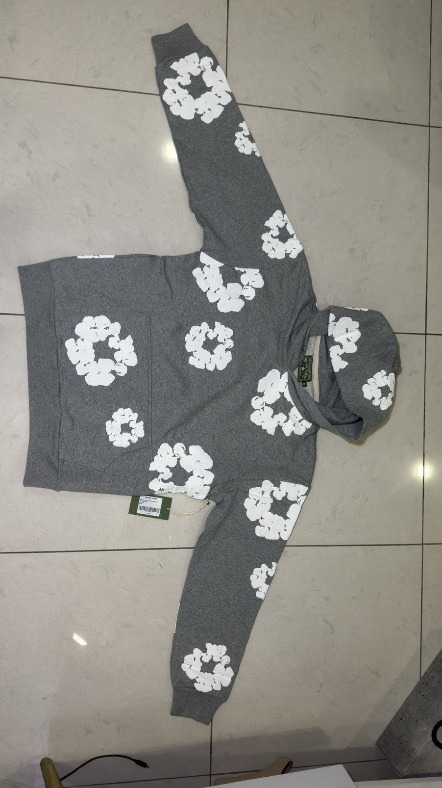 DENIM TEARS Denim Tears The Cotton Wreath Sweatshirt Grey Size US M / EU 48-50 / 2 - 6 Thumbnail