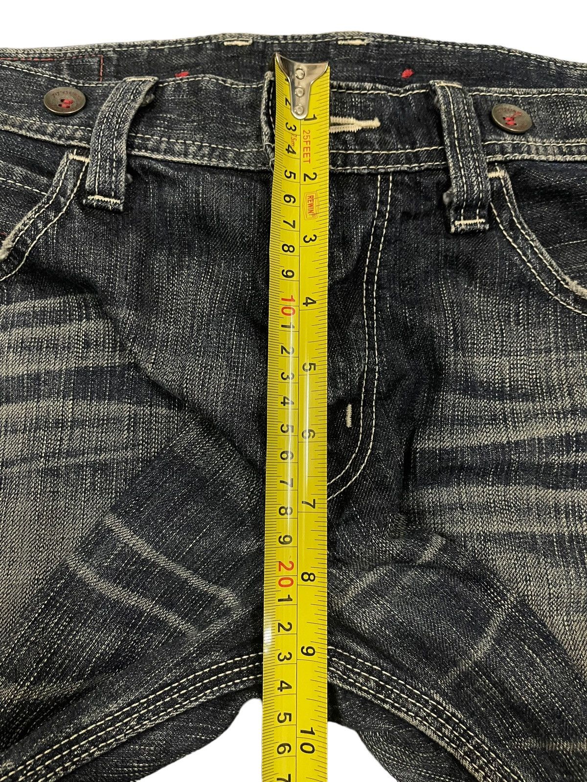 Edwin Vintage Edwin 503 Blue Trip Faded Wash Buckle Carpenter Size US 32 / EU 48 - 13 Thumbnail