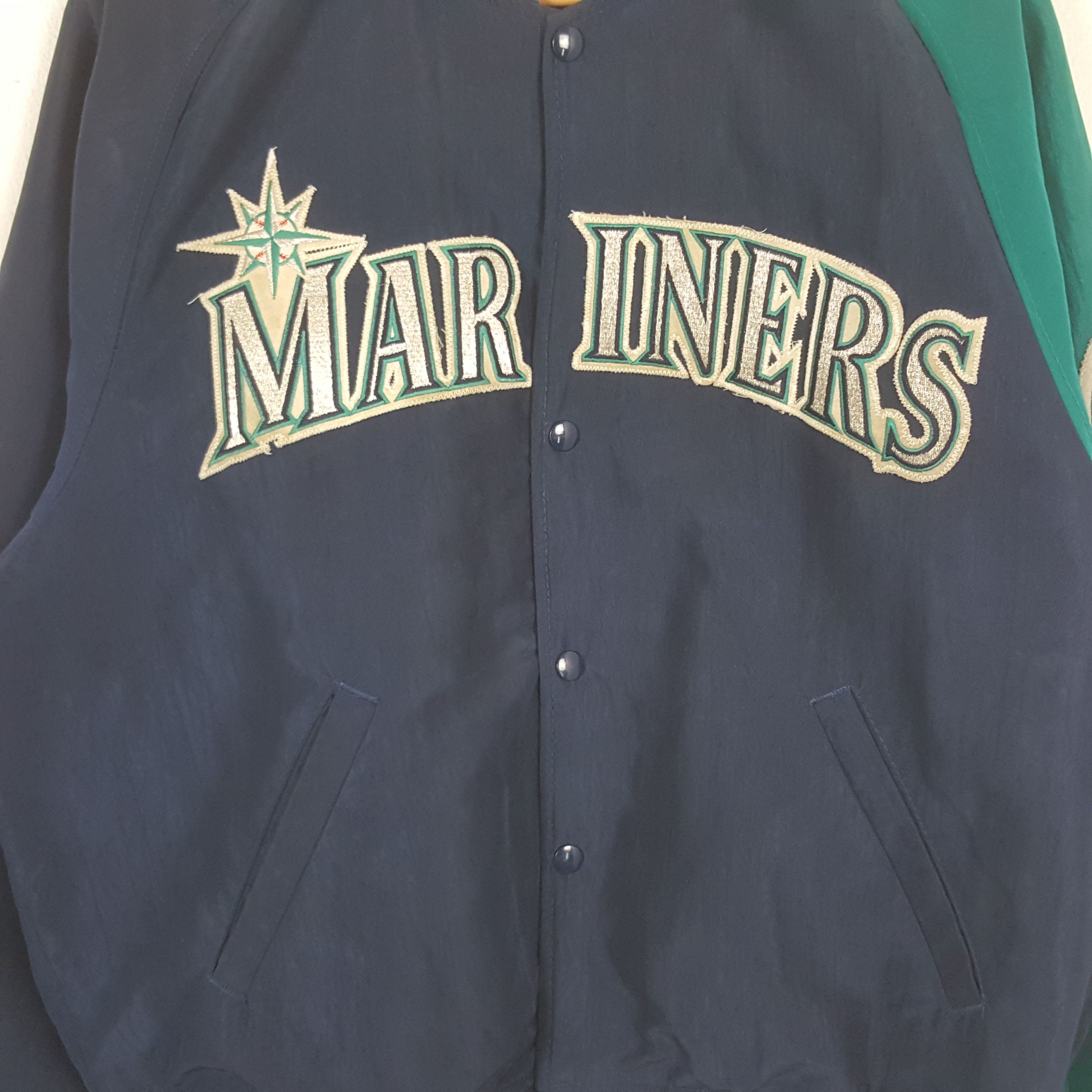 Starter Vintage Mariners American Baseball MLB Jacket C291N22 Size US XL / EU 56 / 4 - 2 Thumbnail