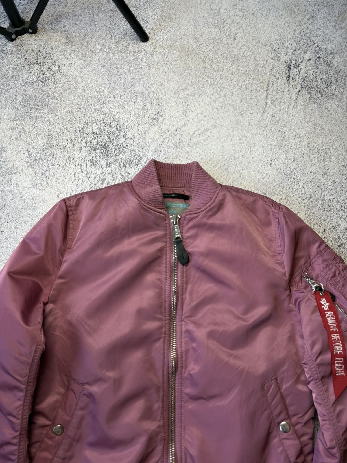 Alpha Industries Vintage Alpha Industries Bomber Jacket MA1 USA Size M / US 6-8 / IT 42-44 - 2 Thumbnail