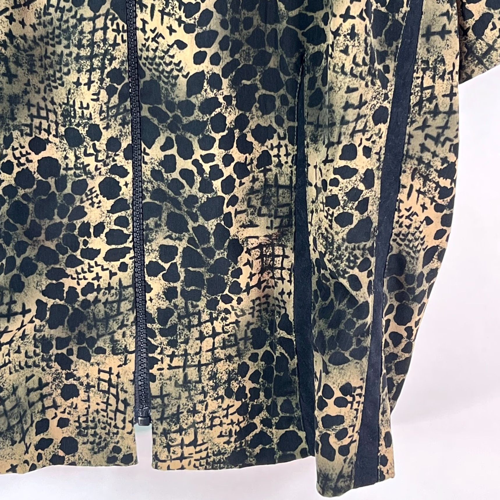 Melissa M.H.M Melissa Harper Womens Short Sleeves Multicolor Full Zip Jacket Size 18 Size 40" / US 18 - 5 Thumbnail