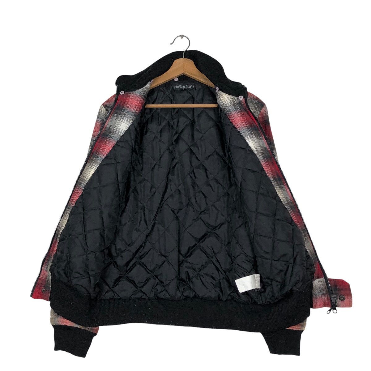In The Attic 📌Vintage Bomber Jacket In The Attic Punk Tartan Design Size US L / EU 52-54 / 3 - 14 Thumbnail