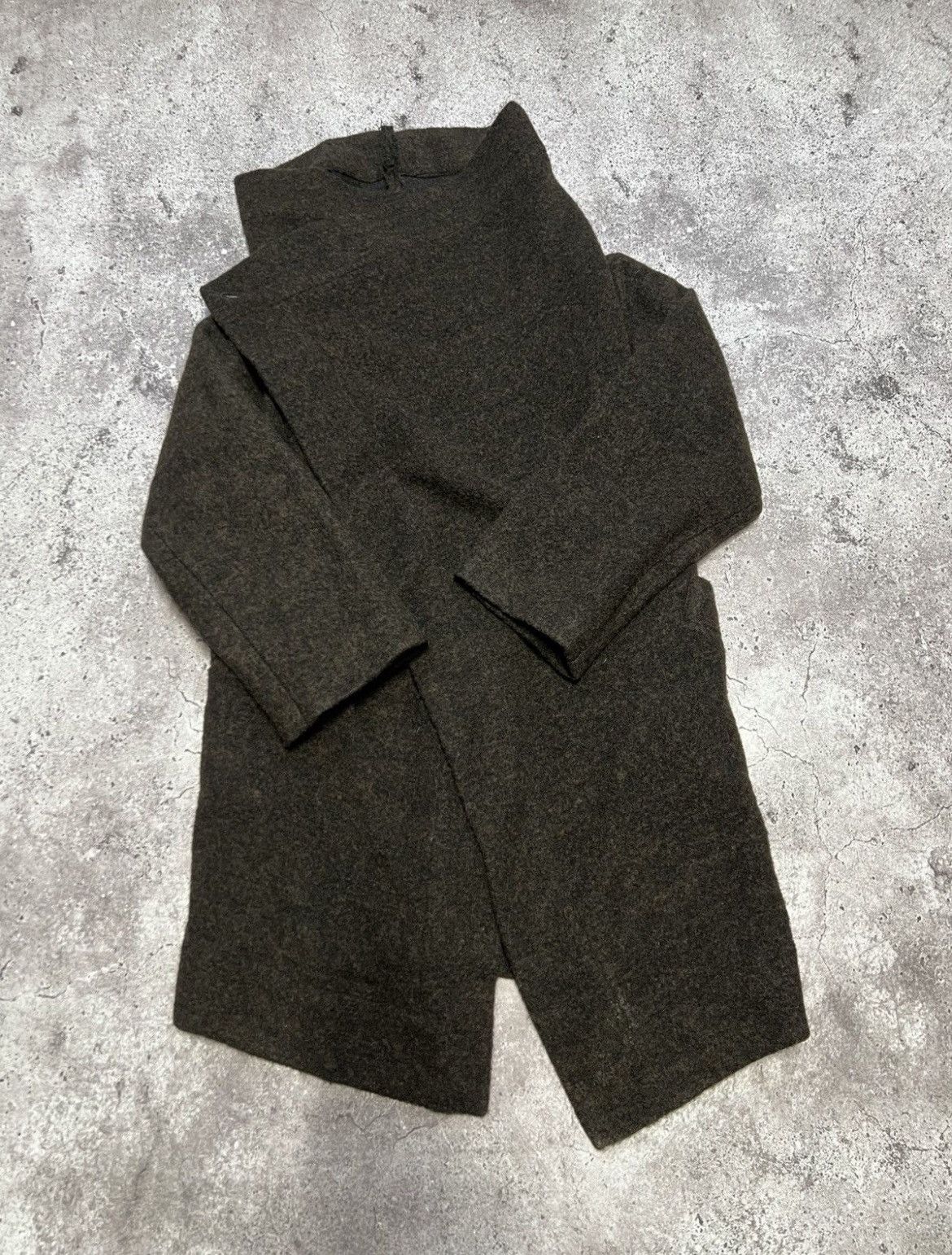 Vivienne Westwood Vivienne Westwood Avant Garde Asymmetric Wool Coat Jacket Size S / US 4 / IT 40 - 1 Thumbnail