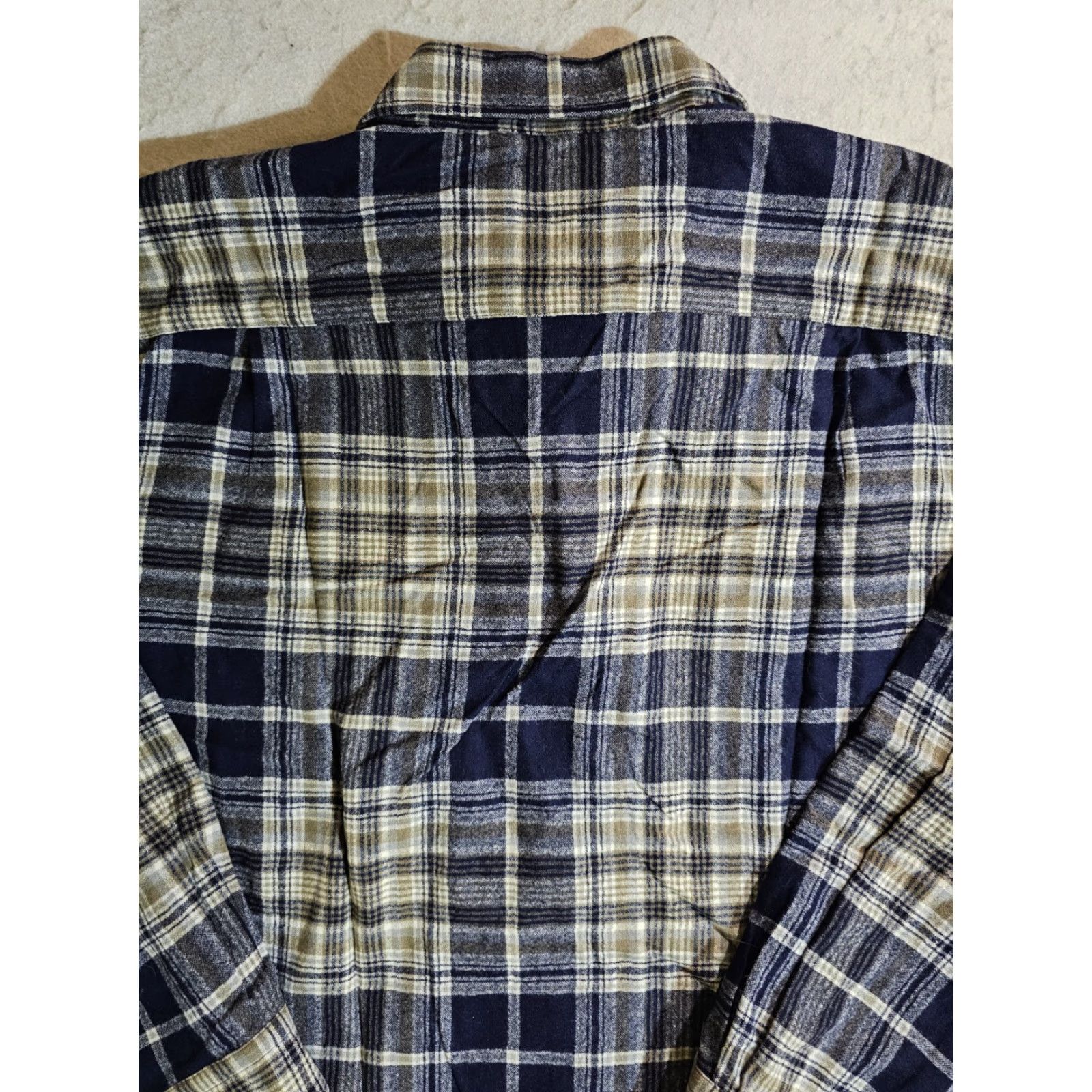 Pendleton VINTAGE Pendleton Board Shirt 100% Wool Blue Plaid Button-Up Mens L Size US L / EU 52-54 / 3 - 7 Thumbnail
