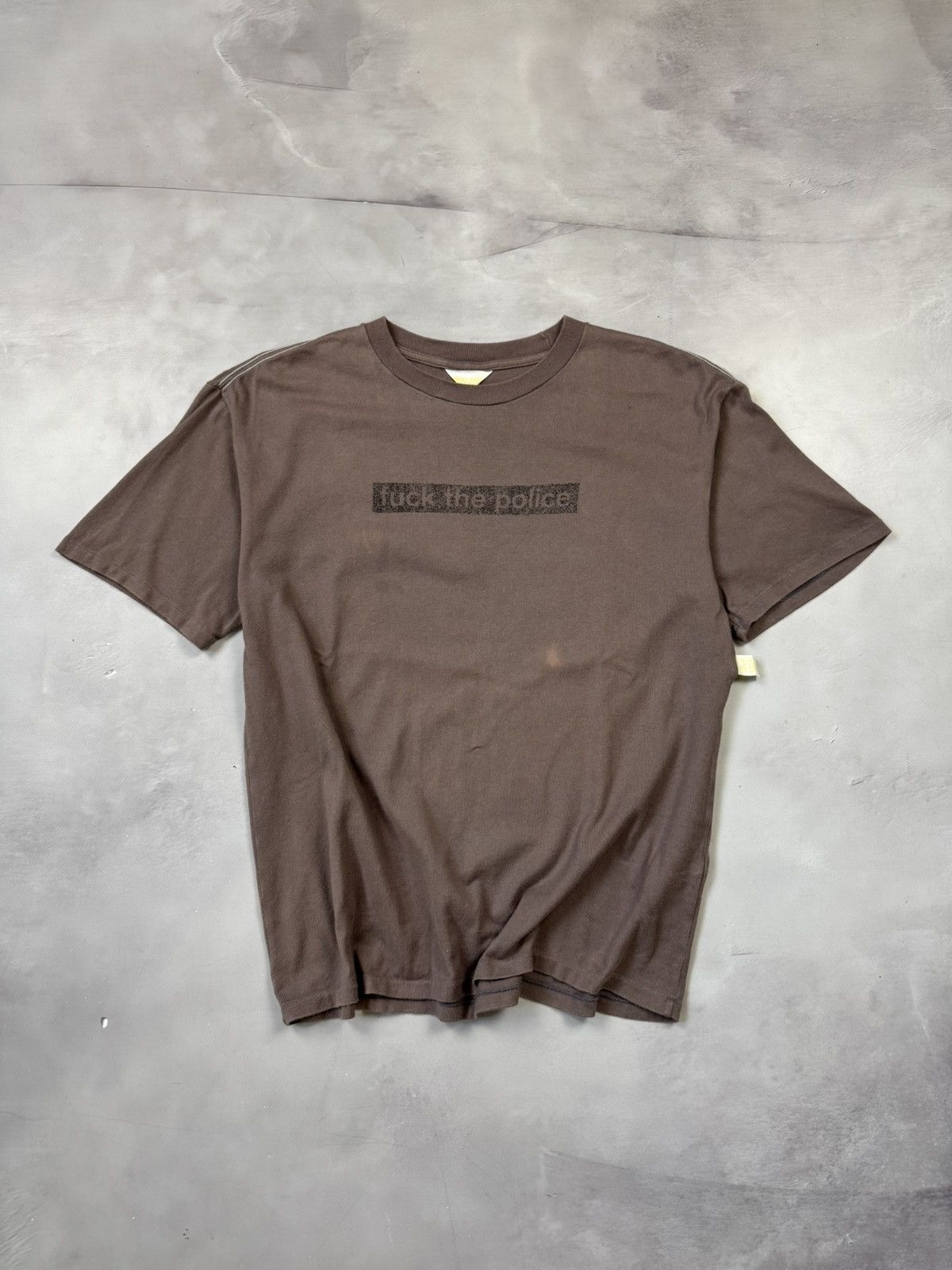 Undercover Ss1998 Undercover Wet Summer F*ck The Police Tee(Grey/M) Size US M / EU 48-50 / 2 - 2 Thumbnail