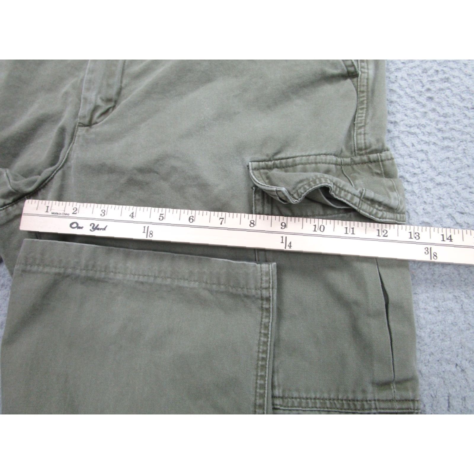 Eddie Bauer Eddie Bauer Cargo Pants Men 34 Green Cotton Casual Outdoor Utility Workwear Regular Fit Size US 34 / EU 50 - 6 Thumbnail