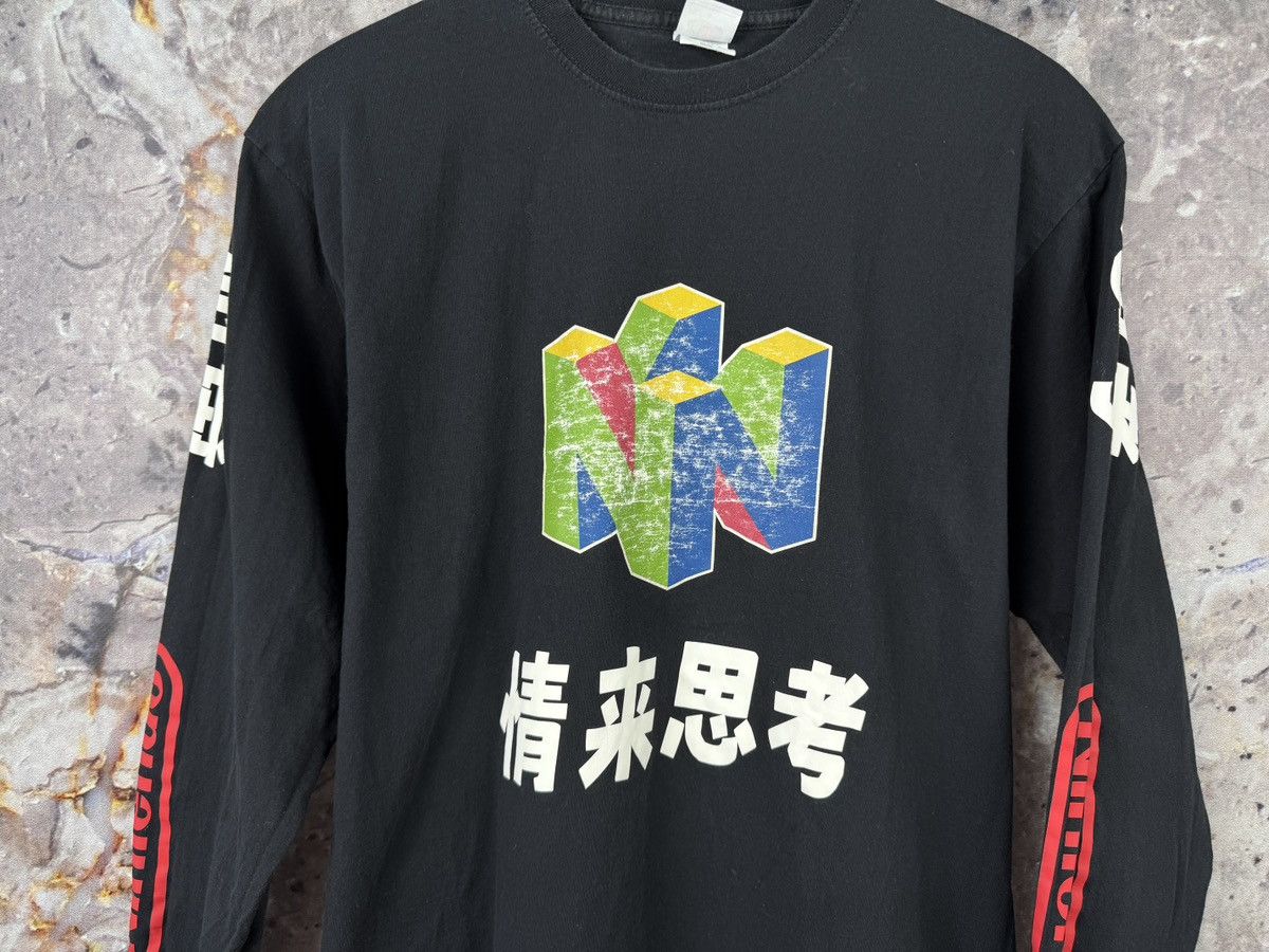 Nintendo Men’s Nintendo Long Sleeve Shirt Vintage 64 Size Large Size US L / EU 52-54 / 3 - 3 Thumbnail