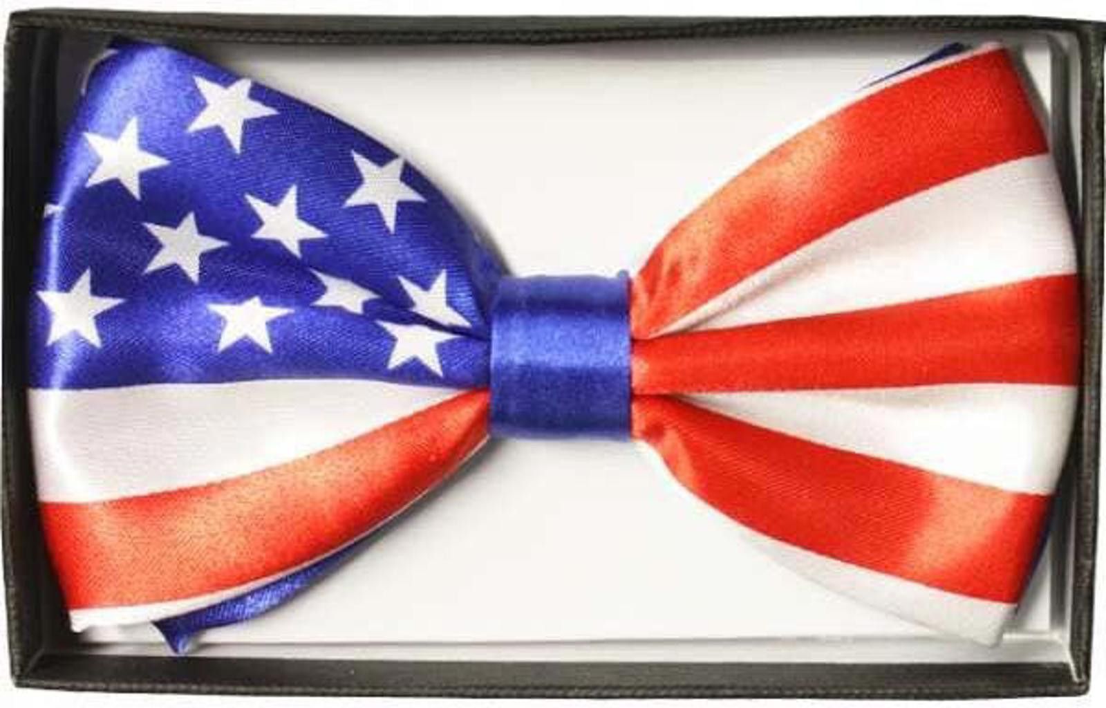 Stars & Stripes Bow Tie USA STARS & STRIPES Adult Unisex Size ONE SIZE - 1 Preview