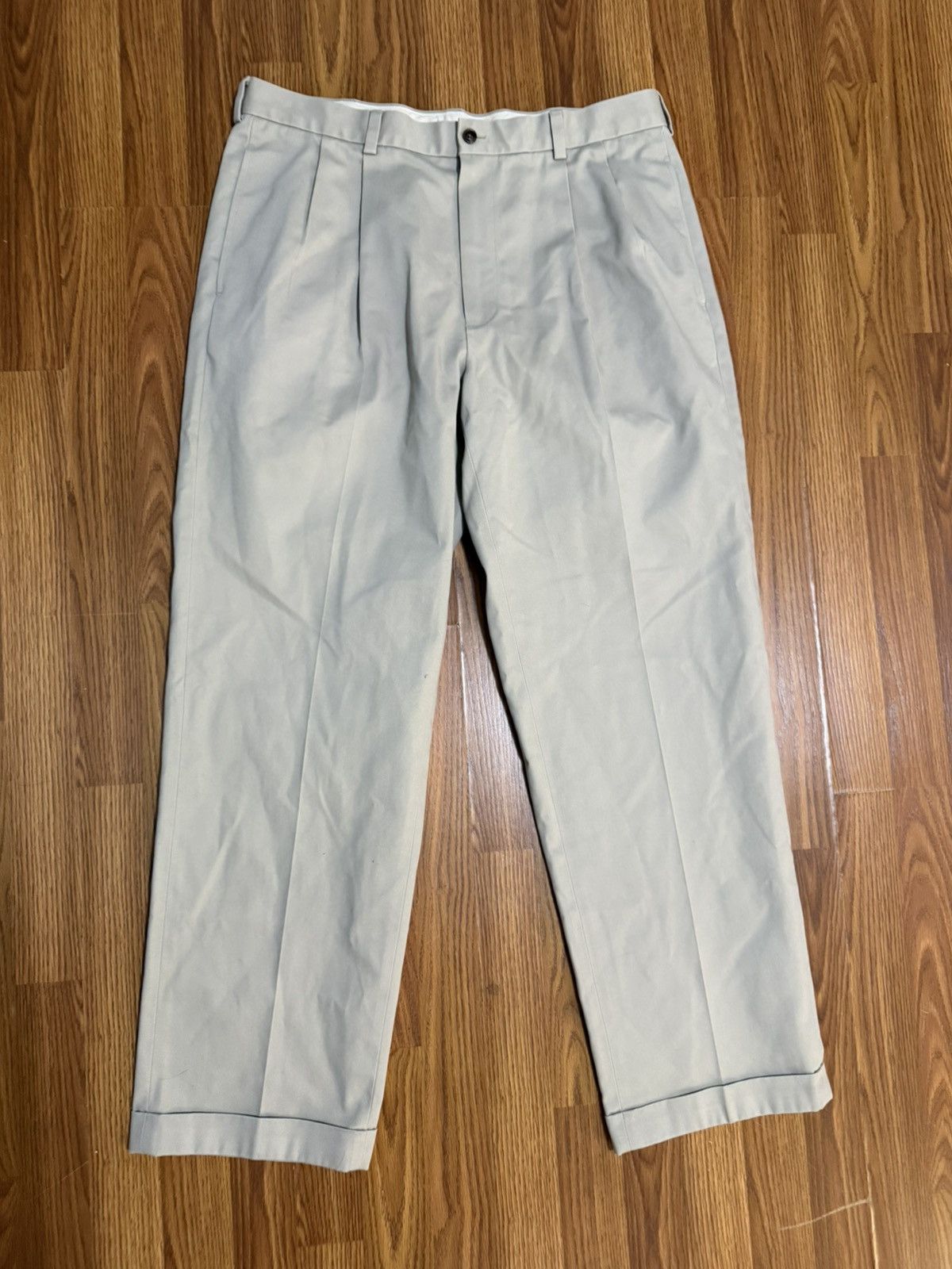Brooks Brothers Brooks Brothers Advantage Chino Elliot cuffed pants 37/32 Size US 37 - 2 Thumbnail