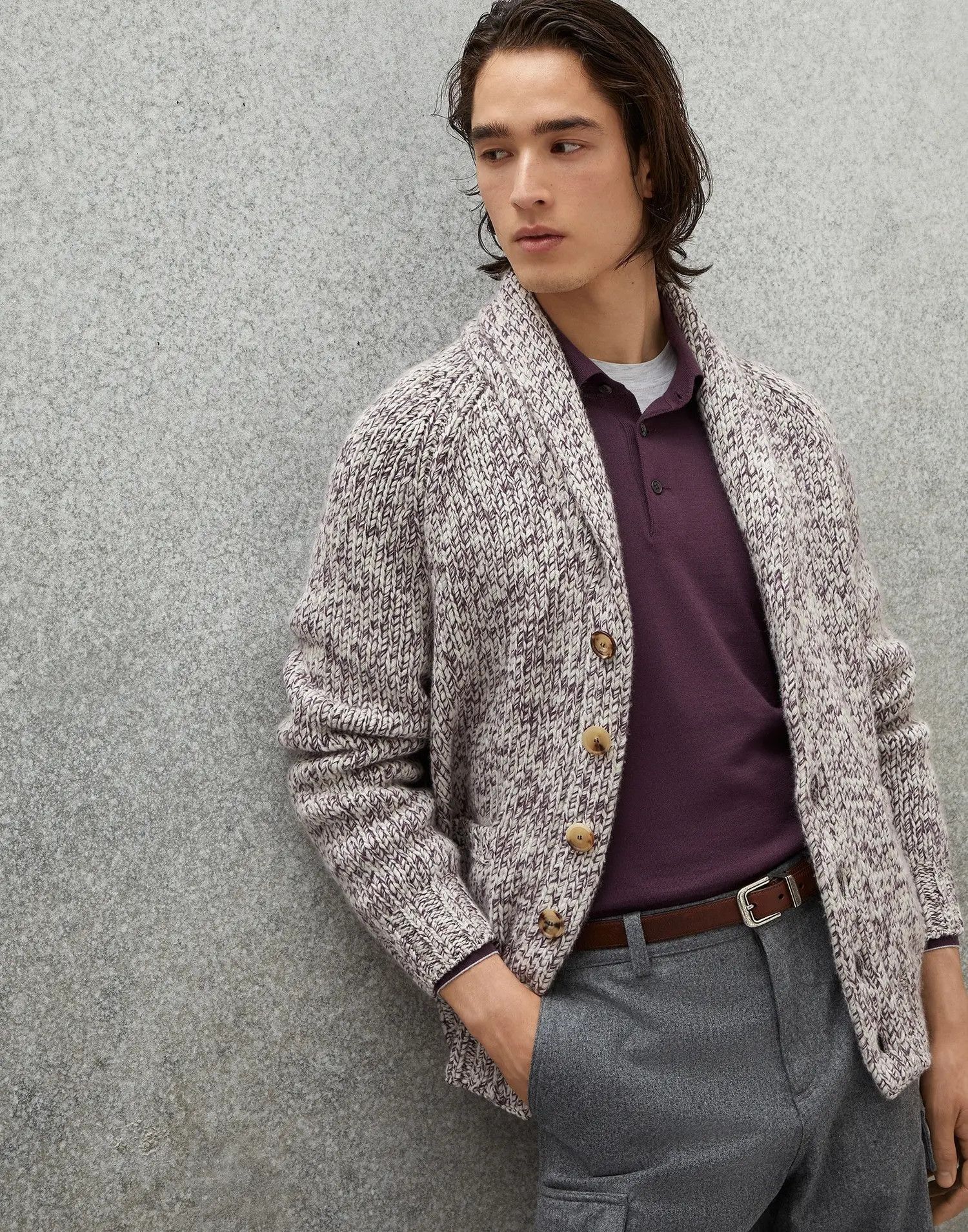 Brunello Cucinelli o1w1db10225 Cardigan in Multicolor Size US L / EU 52-54 / 3 - 3 Thumbnail